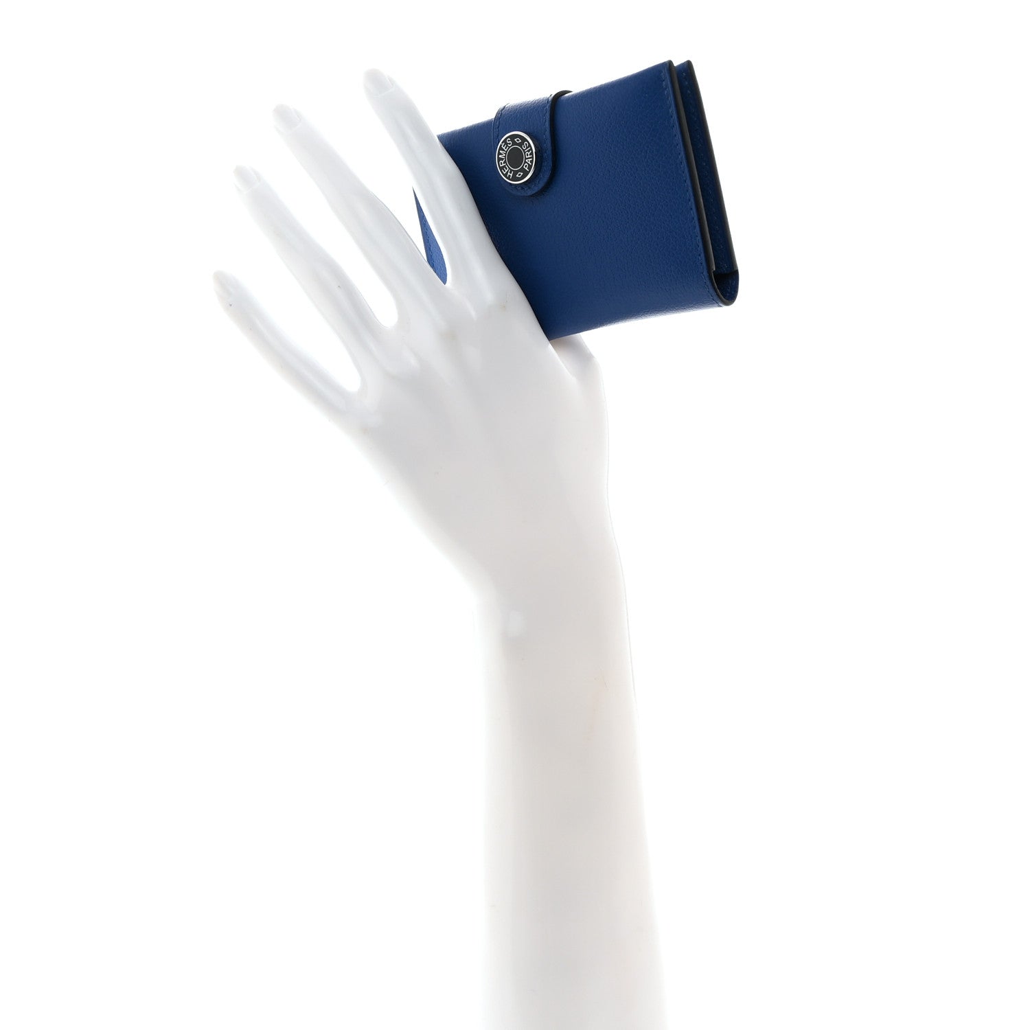 Hermes Evercolor Verso RMS Card Holder Bleu Hydra Bleu Nuit 2 of 7