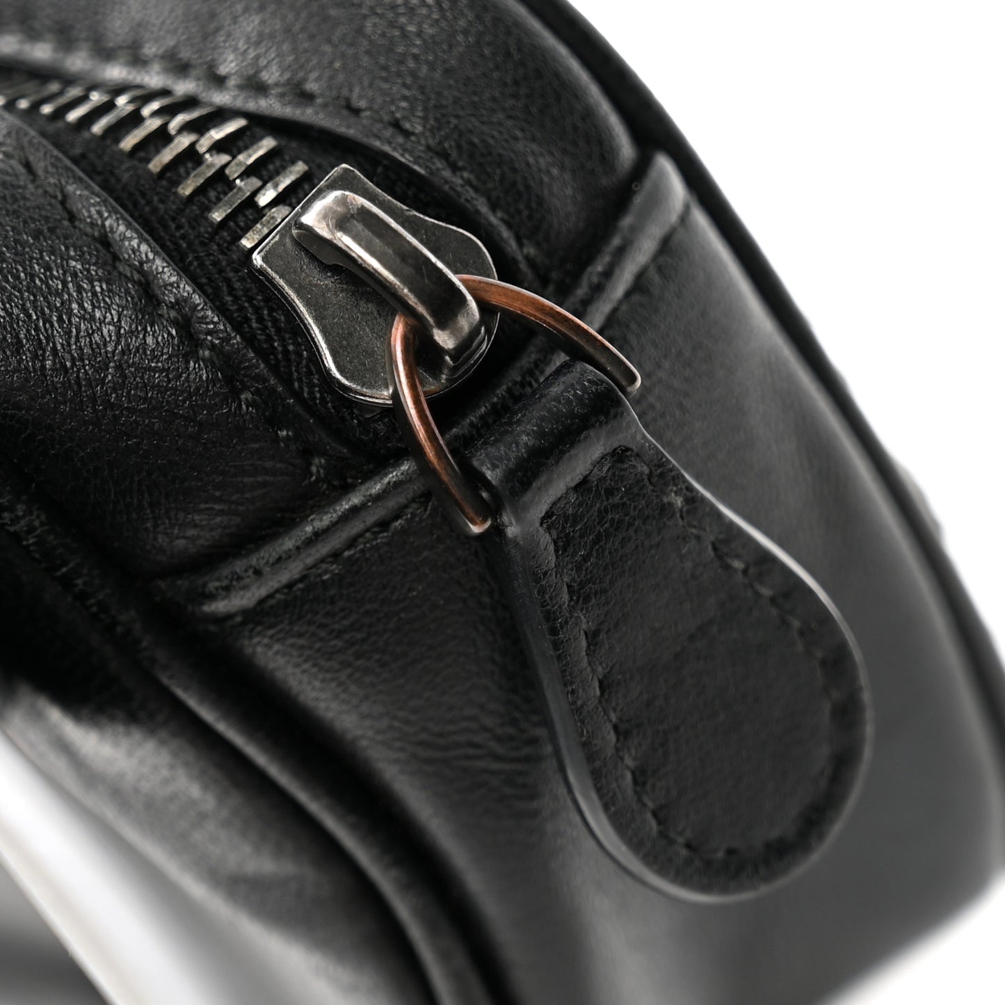 Nappa Intrecciato Belt Bag Black