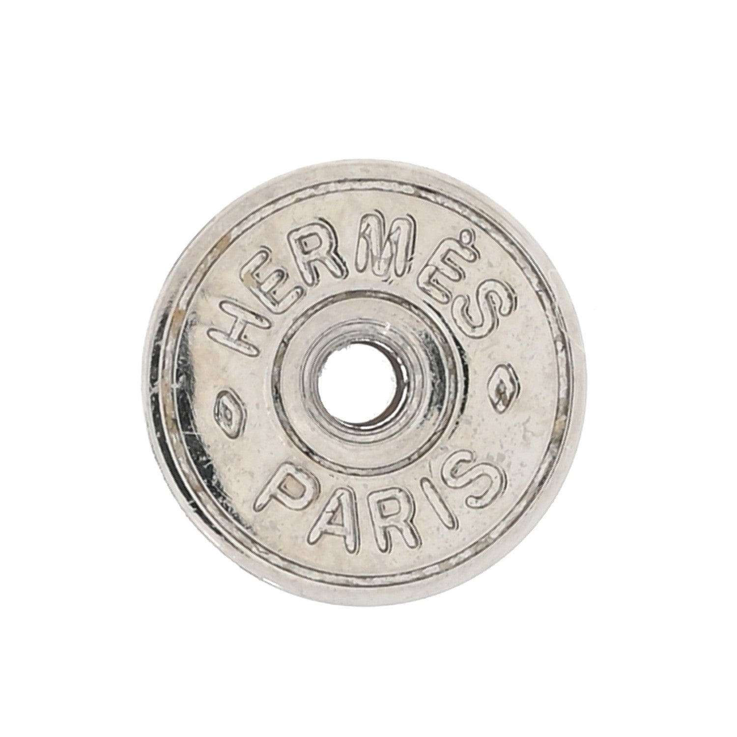 Hermes Buffalo Horn Lacquer Hava Earrings Black Blue 4 of 5