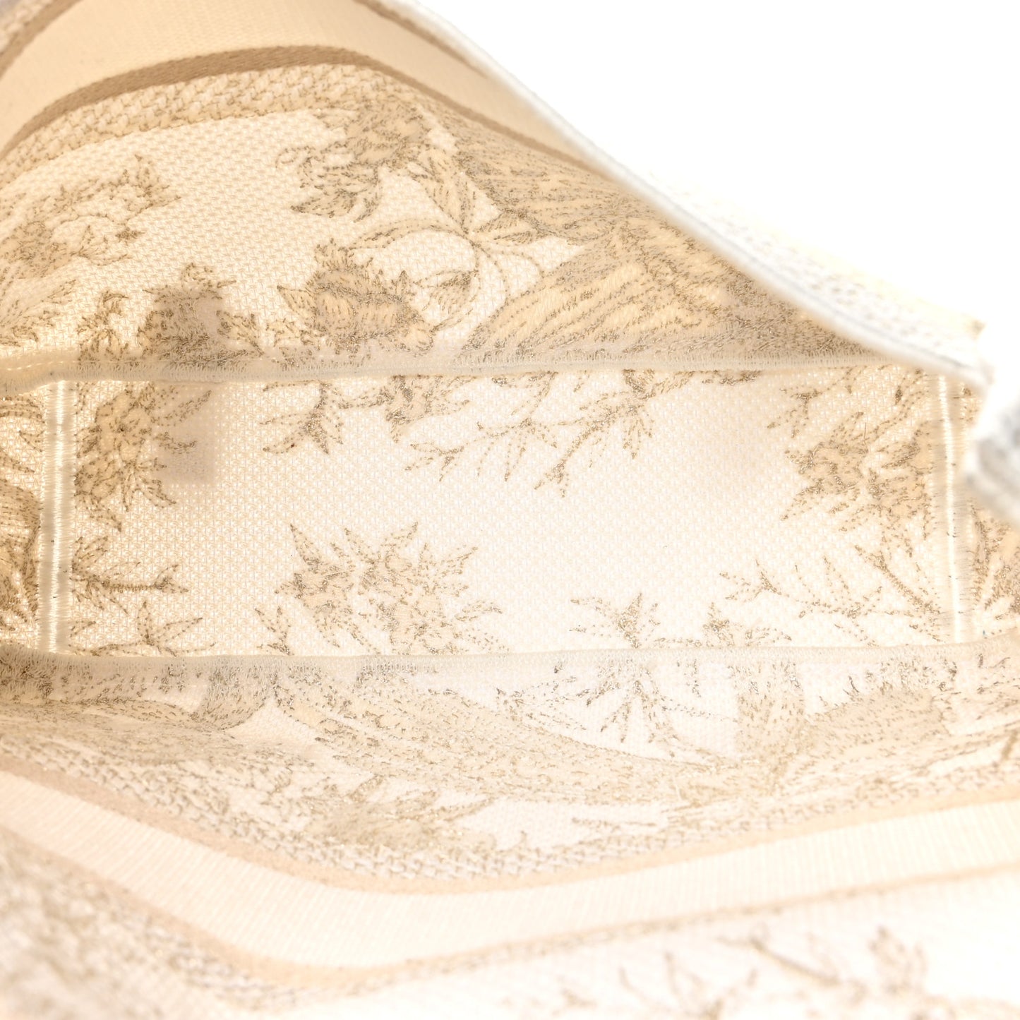 Canvas Embroidered Toile De Jouy Small Diorcamp Messenger White Gold
