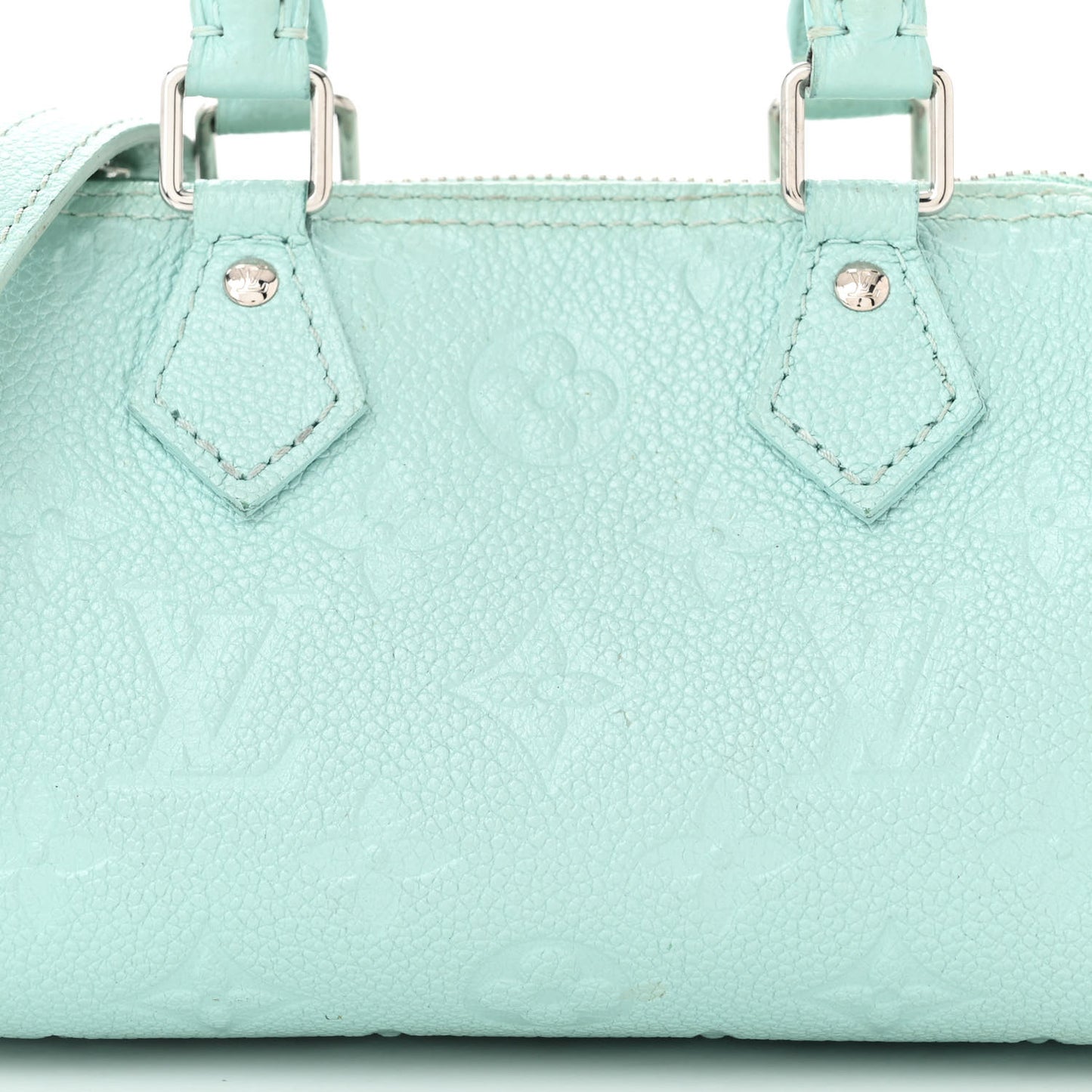 Empreinte Monogram Nano Speedy Pearly Lagoon Turquoise