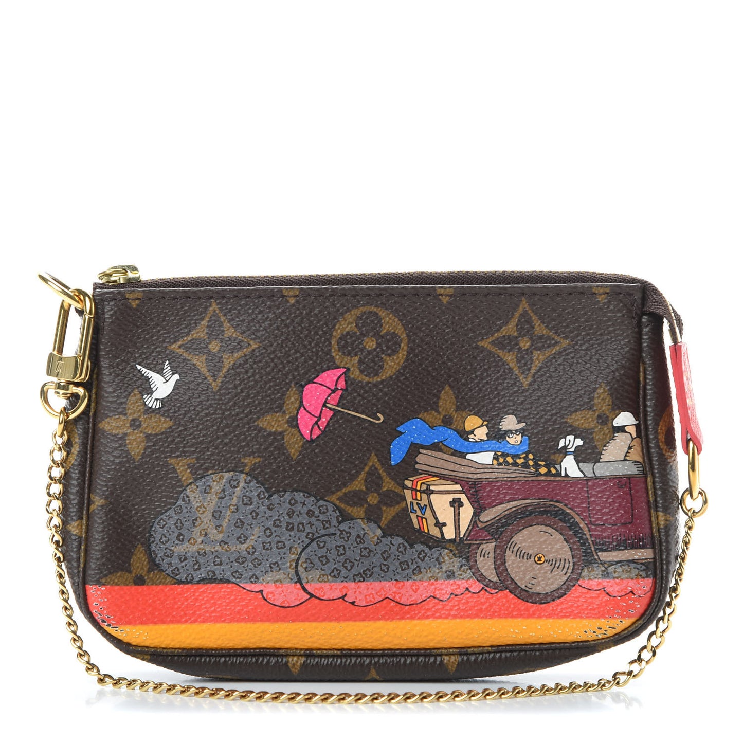 Monogram 2015 Christmas Animation Mini Pochette Accessories
