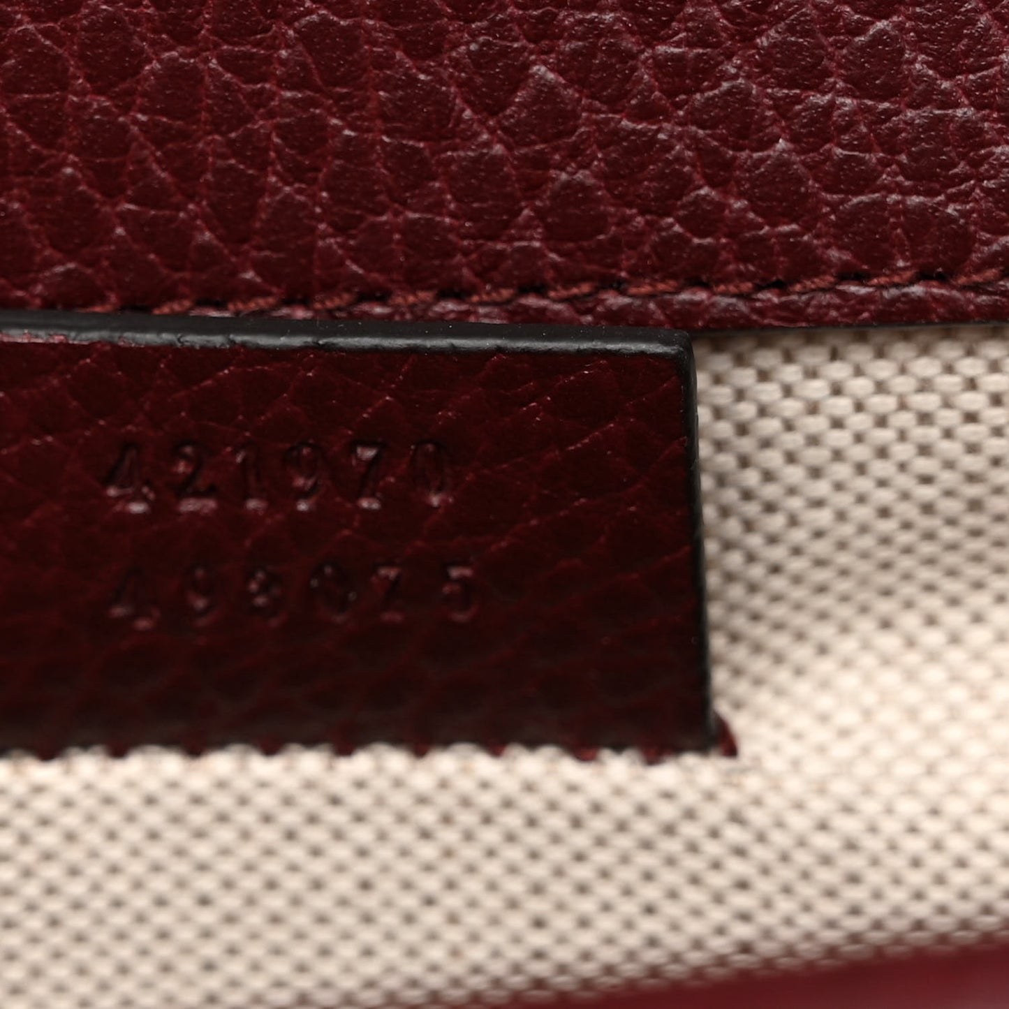 Dollar Calfskin Crystal Mini Dionysus Shoulder Bag Vintage Bordeaux