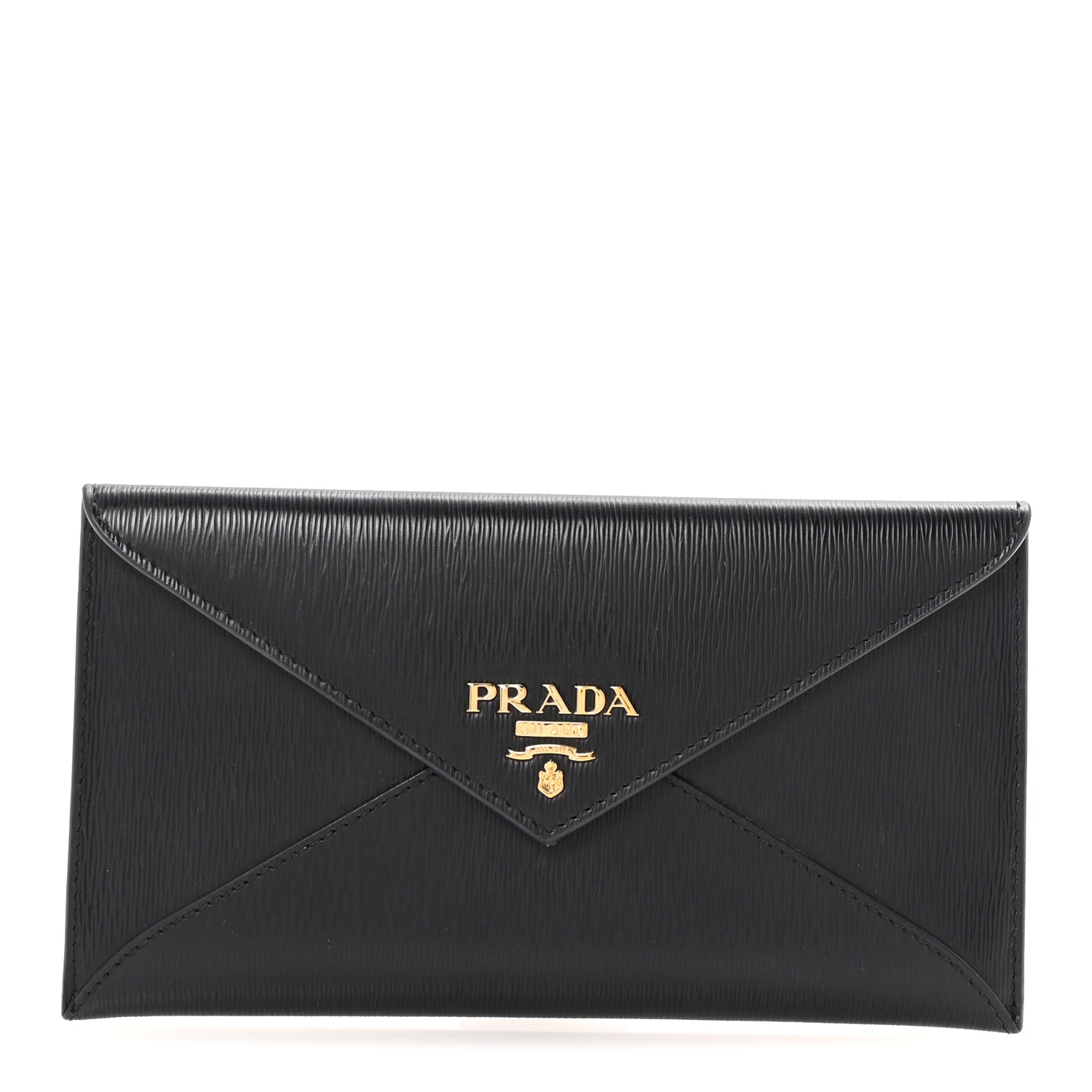 Prada Vitello Move Envelope Wallet Black 1 of 7