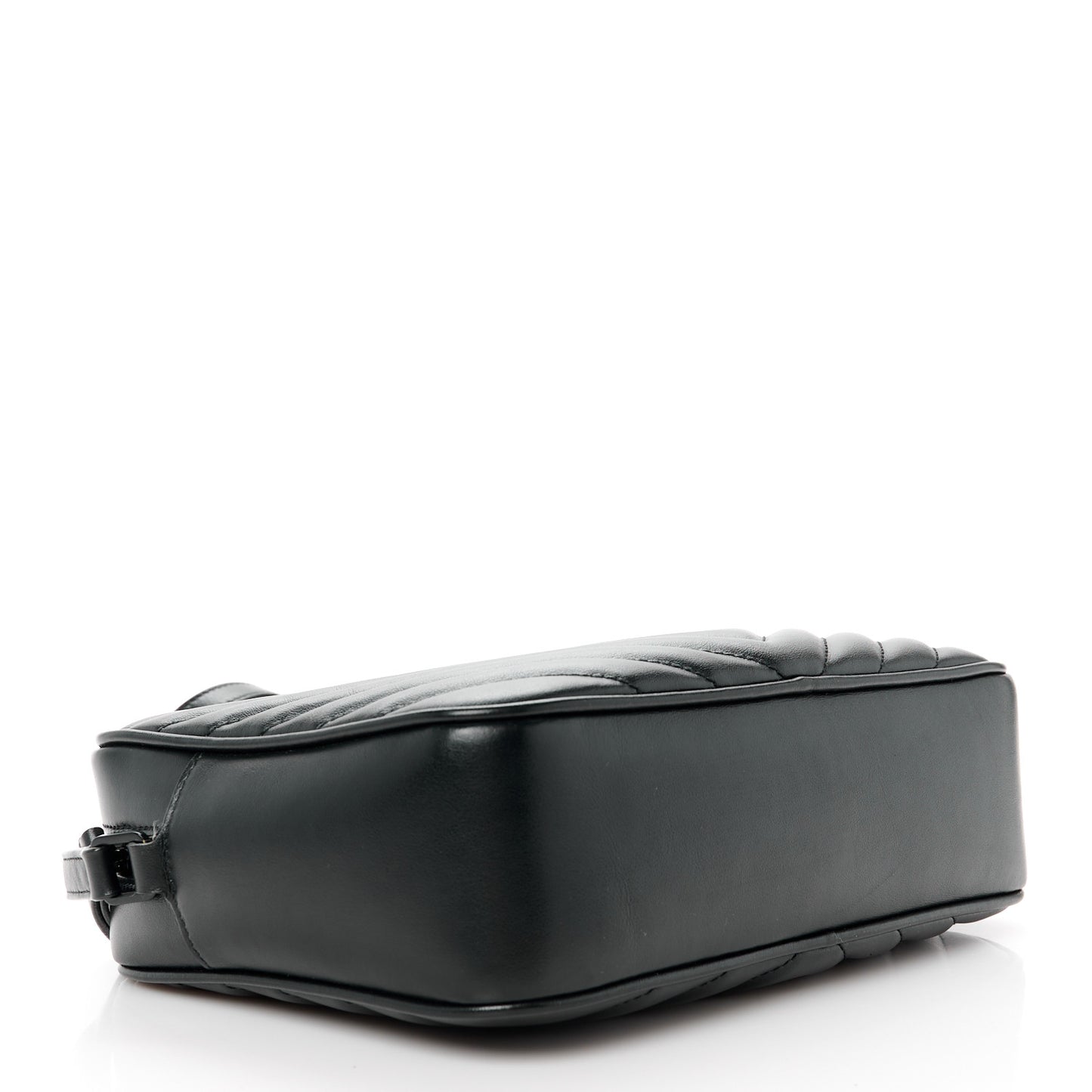 Calfskin Matelasse Monogram Monochrome Lou Camera Bag Black