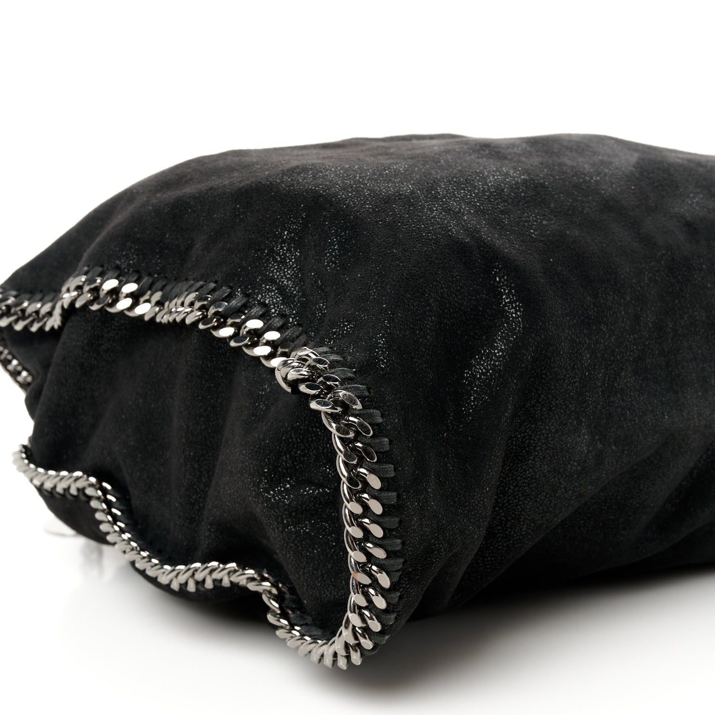 Shaggy Deer Falabella Fold Over Tote Black