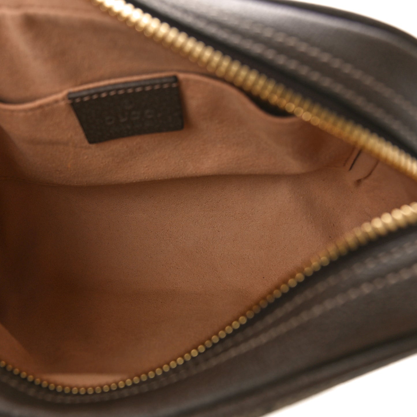 GG Supreme Monogram Web Small Ophidia Belt Bag 75 30 Dark Brown