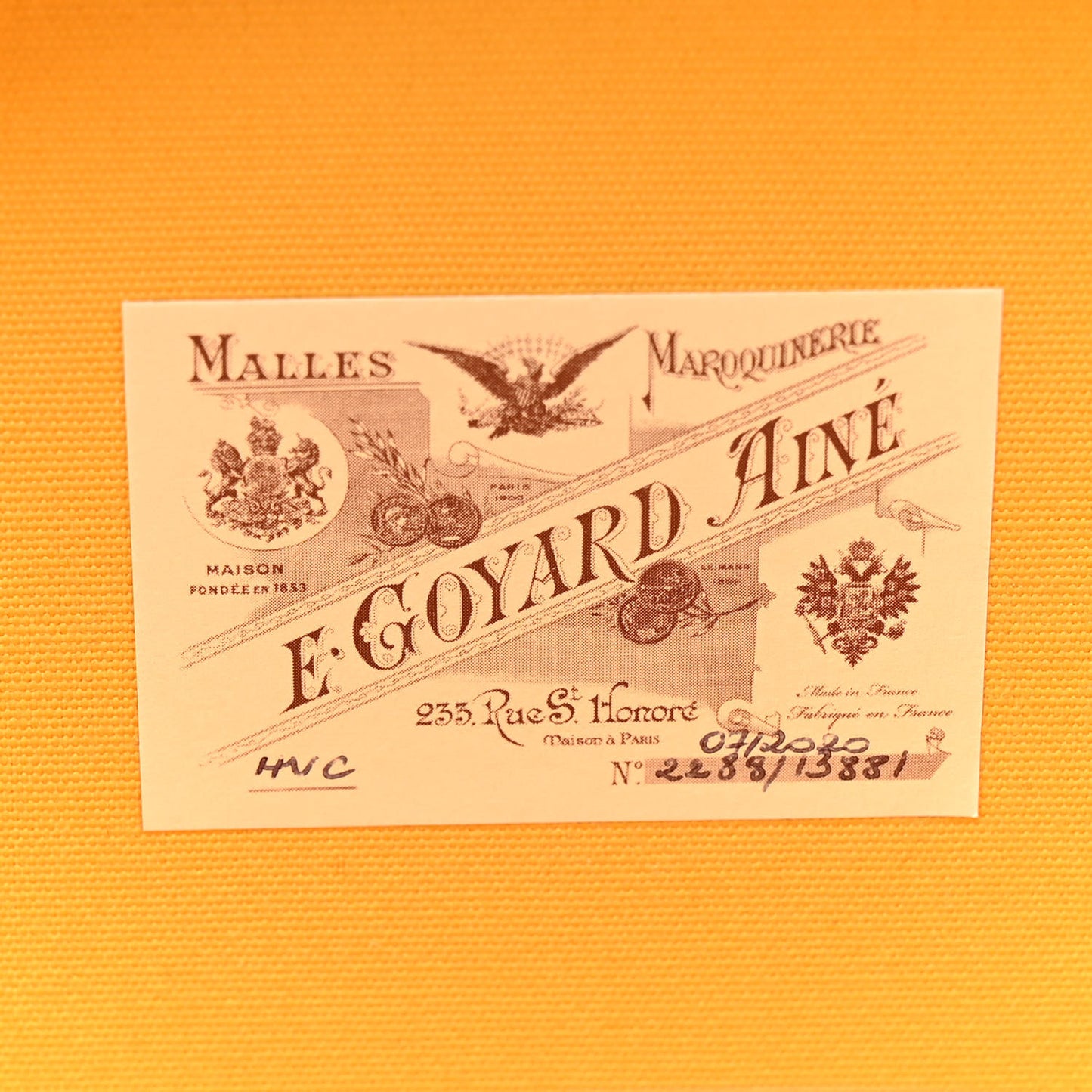 Goyardine Alto Hatbox Sky Blue