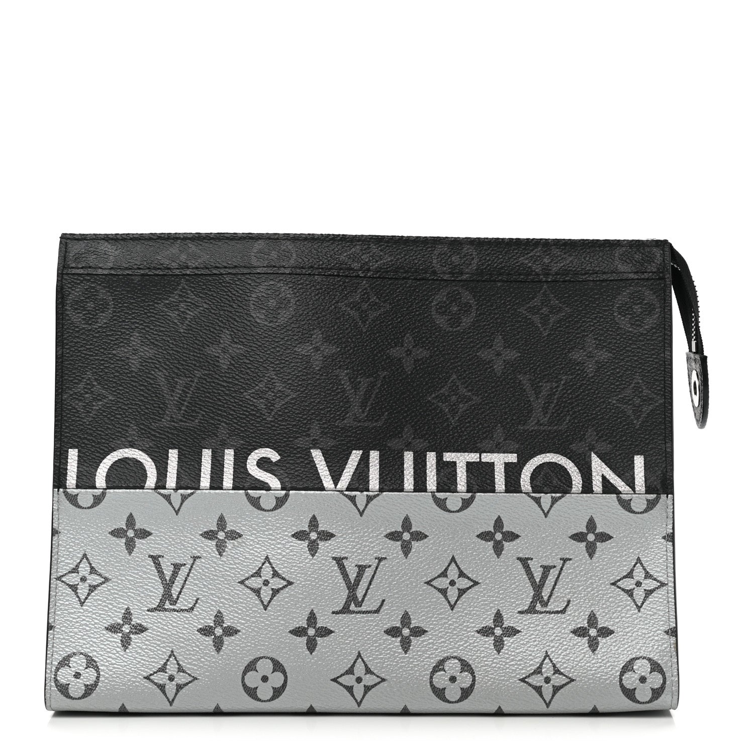Louis Vuitton Monogram Eclipse Split Pochette Voyage MM 1 of 7