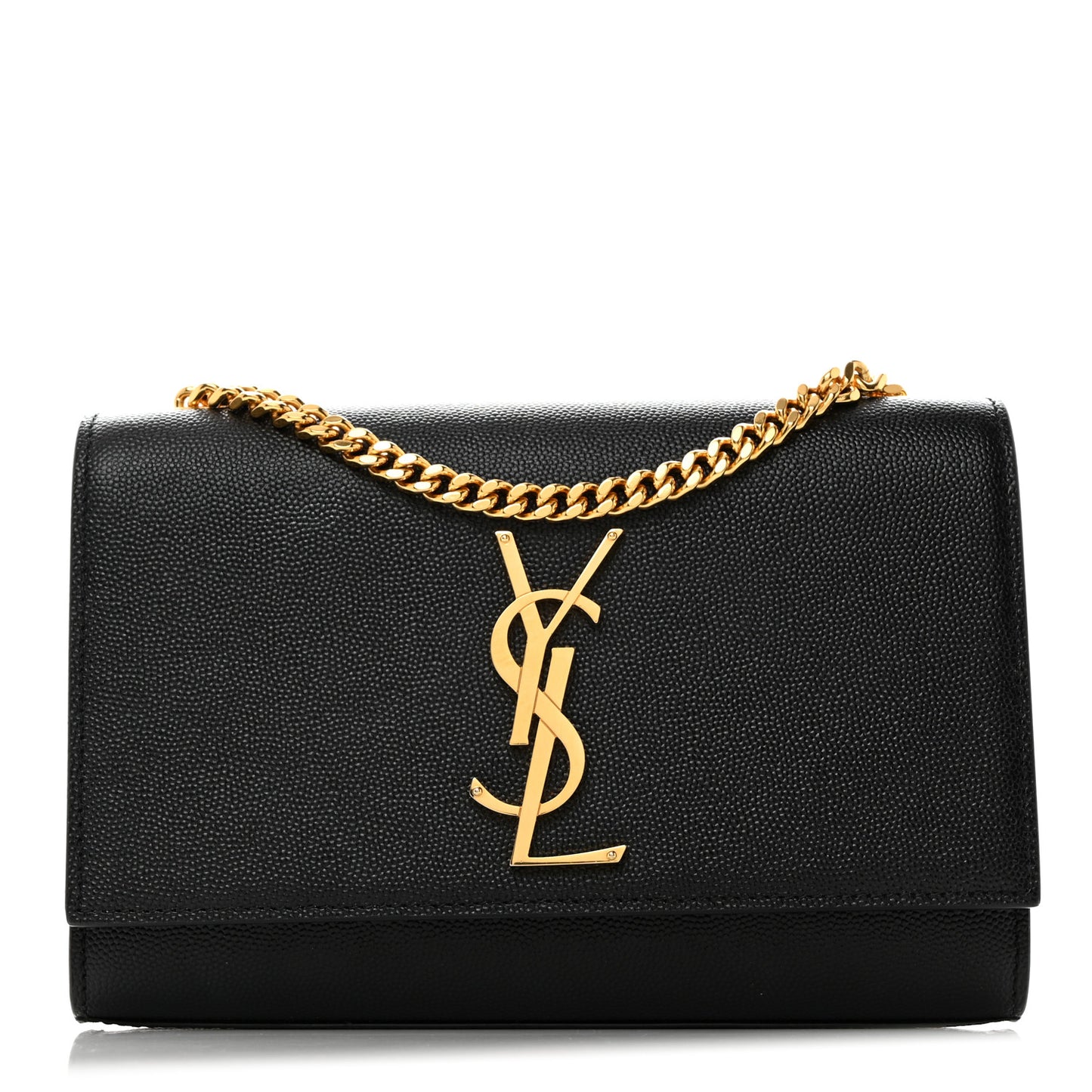 Grain De Poudre Small Monogram Kate Satchel Black