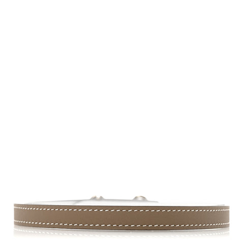 Epsom Swift 13mm Heritage Belt 75 Etoupe White
