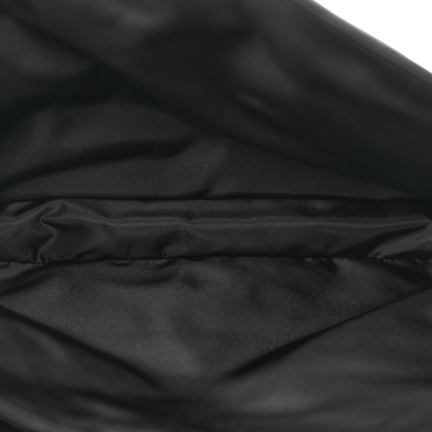 Prada Re-Nylon Vitello Padded Large Flap Shoulder Bag Black 5 of 12