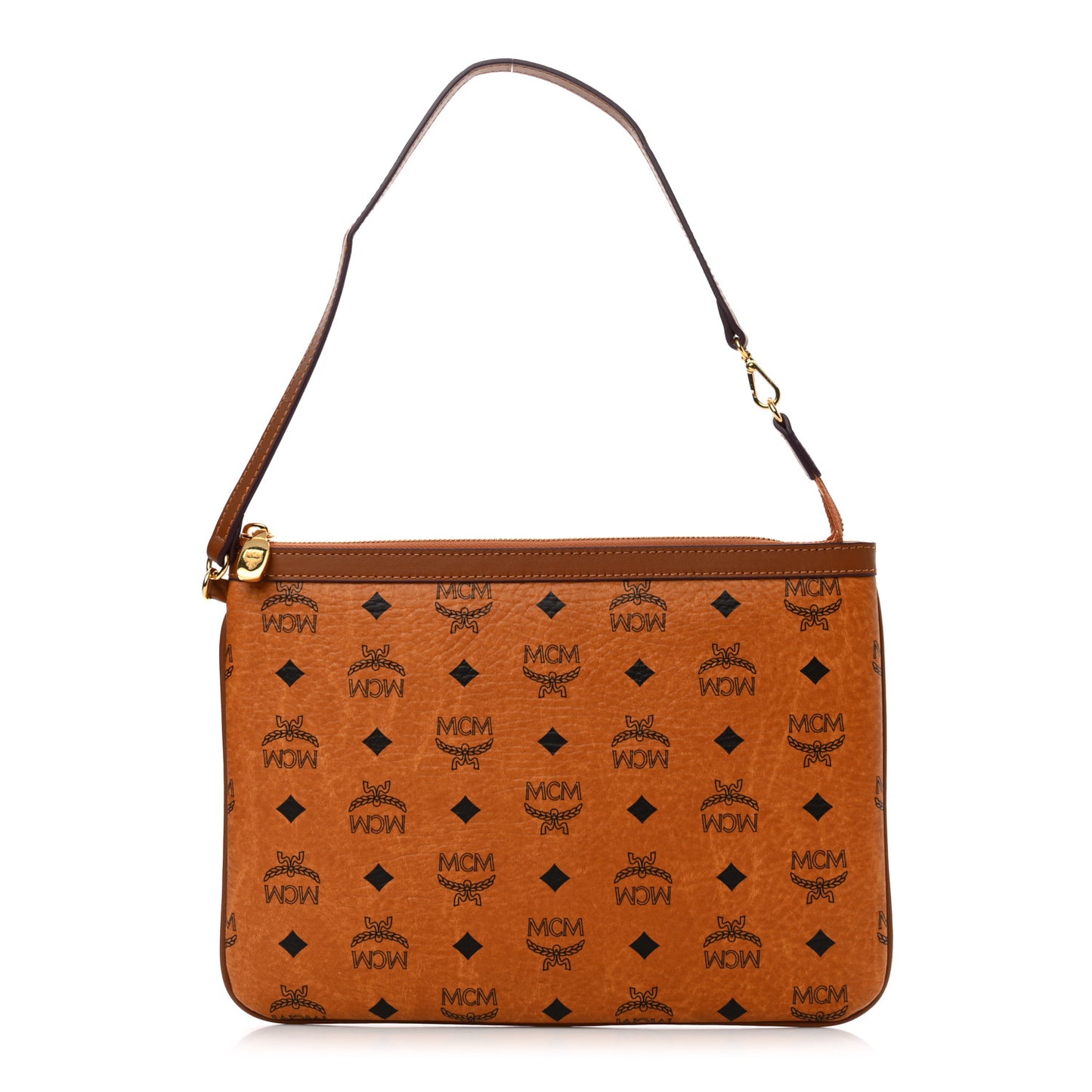 Visetos Liz Shopper Tote Pouch Cognac