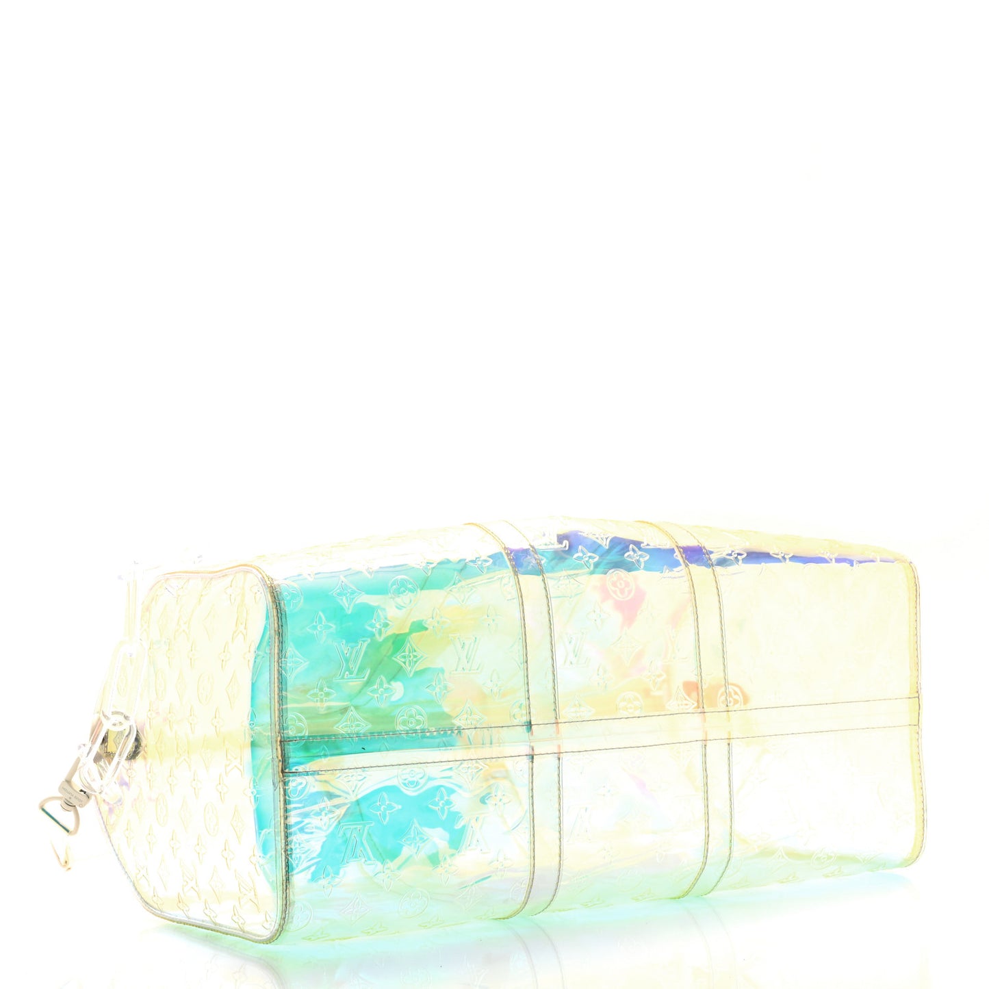PVC Monogram Keepall Bandouliere 50 Iridescent Prism