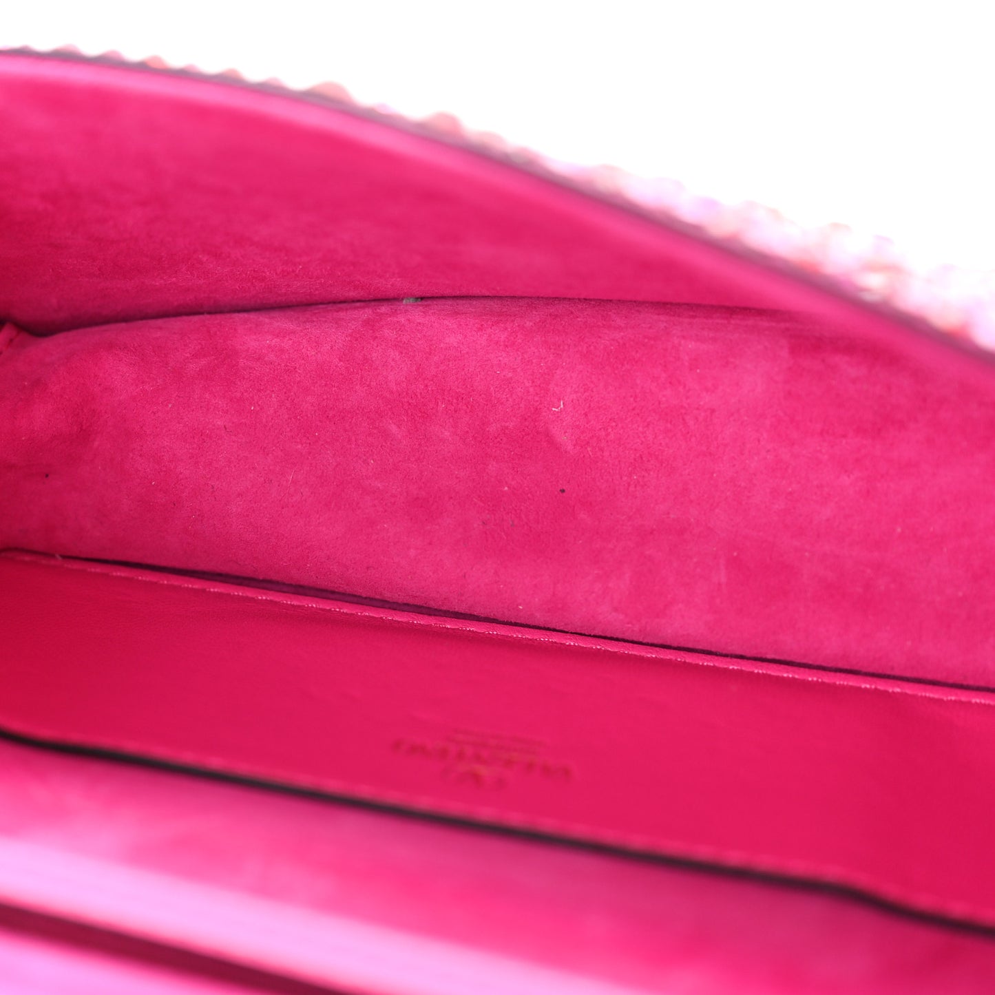 Crystal Vlogo Small Loco Shoulder Bag Pink PP