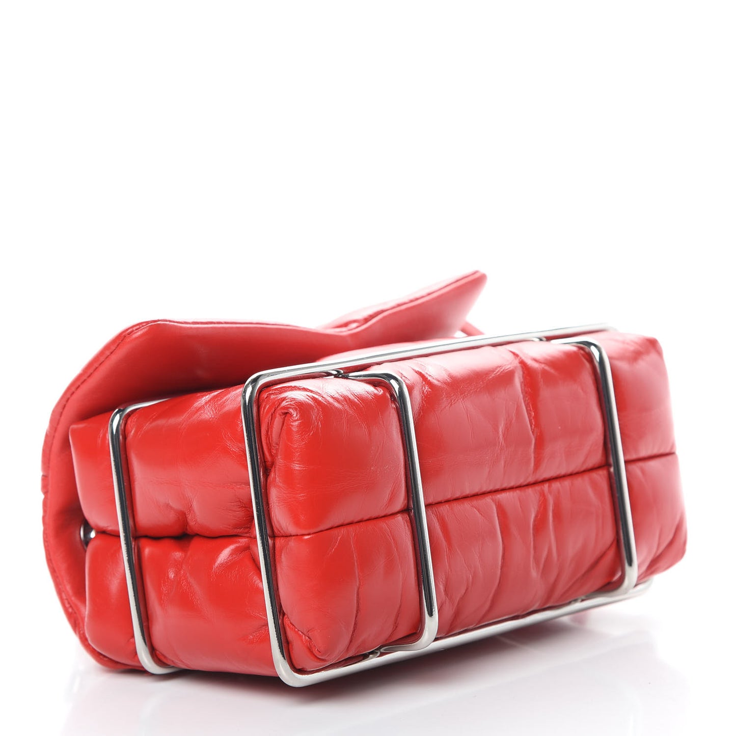Calfskin Quilted Halo Xbody Bag Red