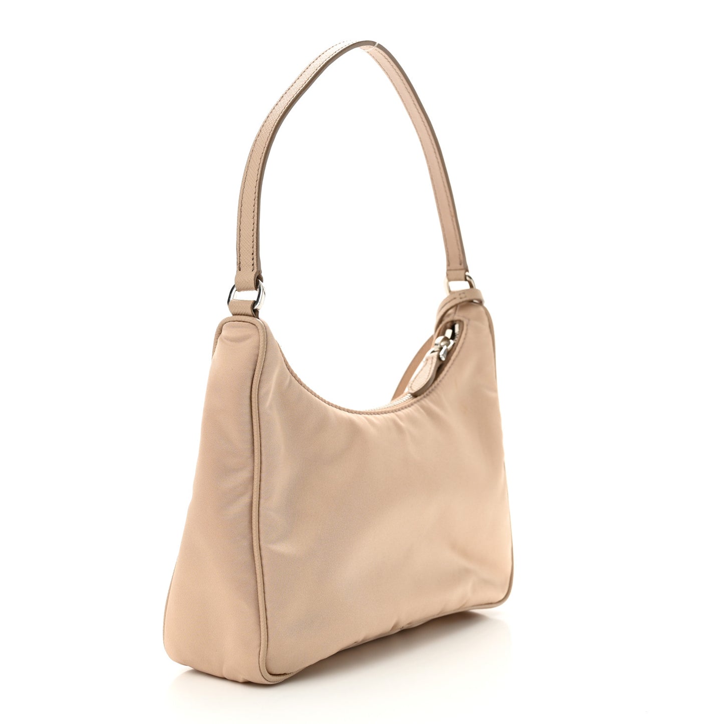 Re-Nylon Saffiano Mini Re-Edition 2005 Bag Cammeo