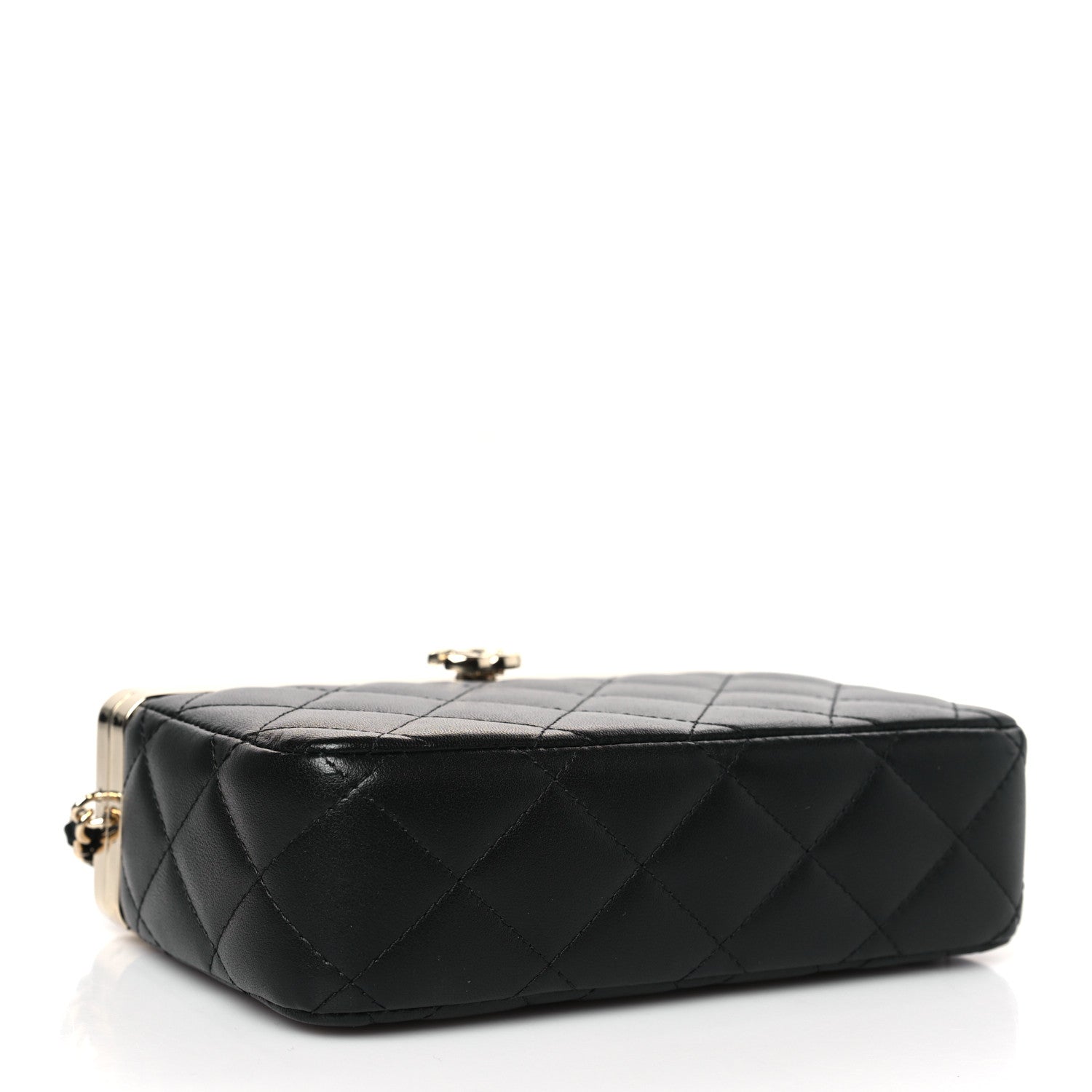 Chanel Lambskin Quilted CC Vanity With Chain Black 4 of 7
