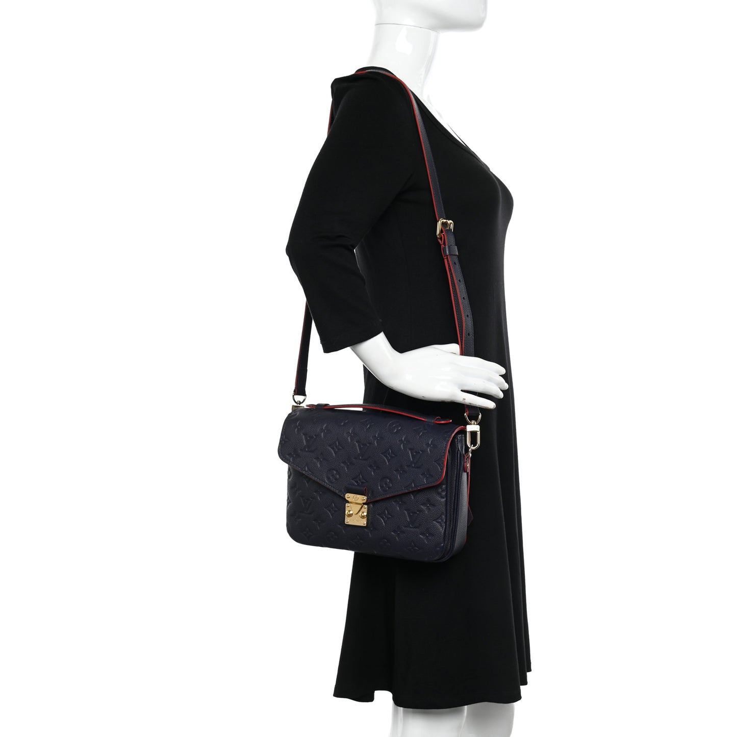 Empreinte Pochette Metis Marine Rouge