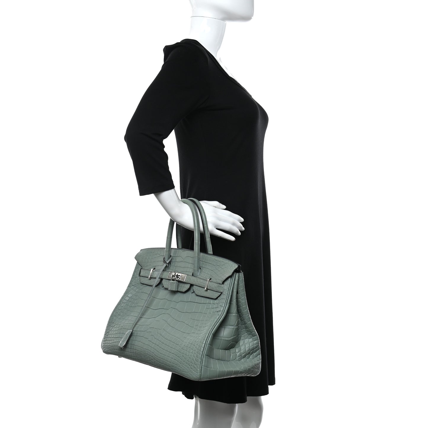 Matte Alligator Birkin 35 Ciel