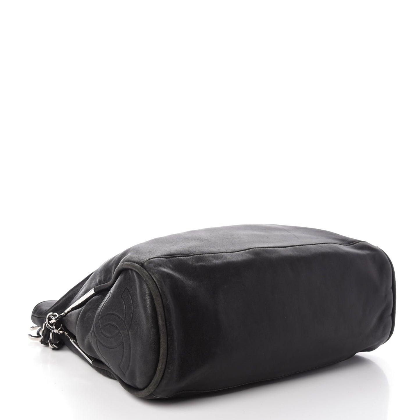 Lambskin Large Ultimate Soft Tote Black