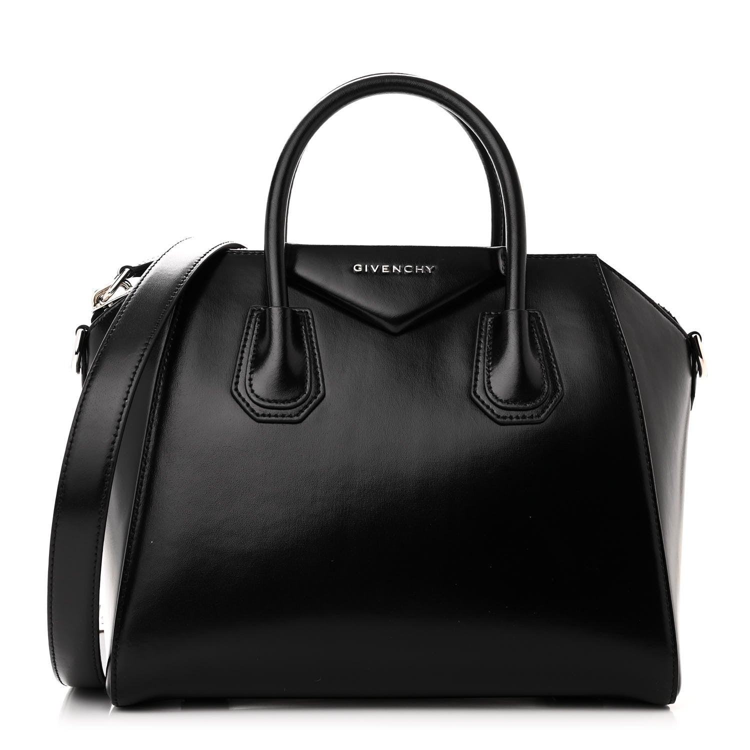 Givenchy Shiny Lord Calfskin Small Antigona Black 1 of 10