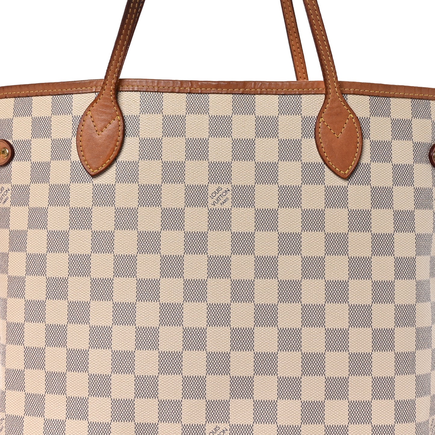 Damier Azur Neo Neverfull MM Rose Ballerine