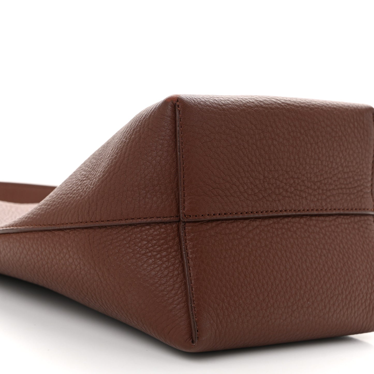Grained Calfskin Small N/S Park Tote Cognac