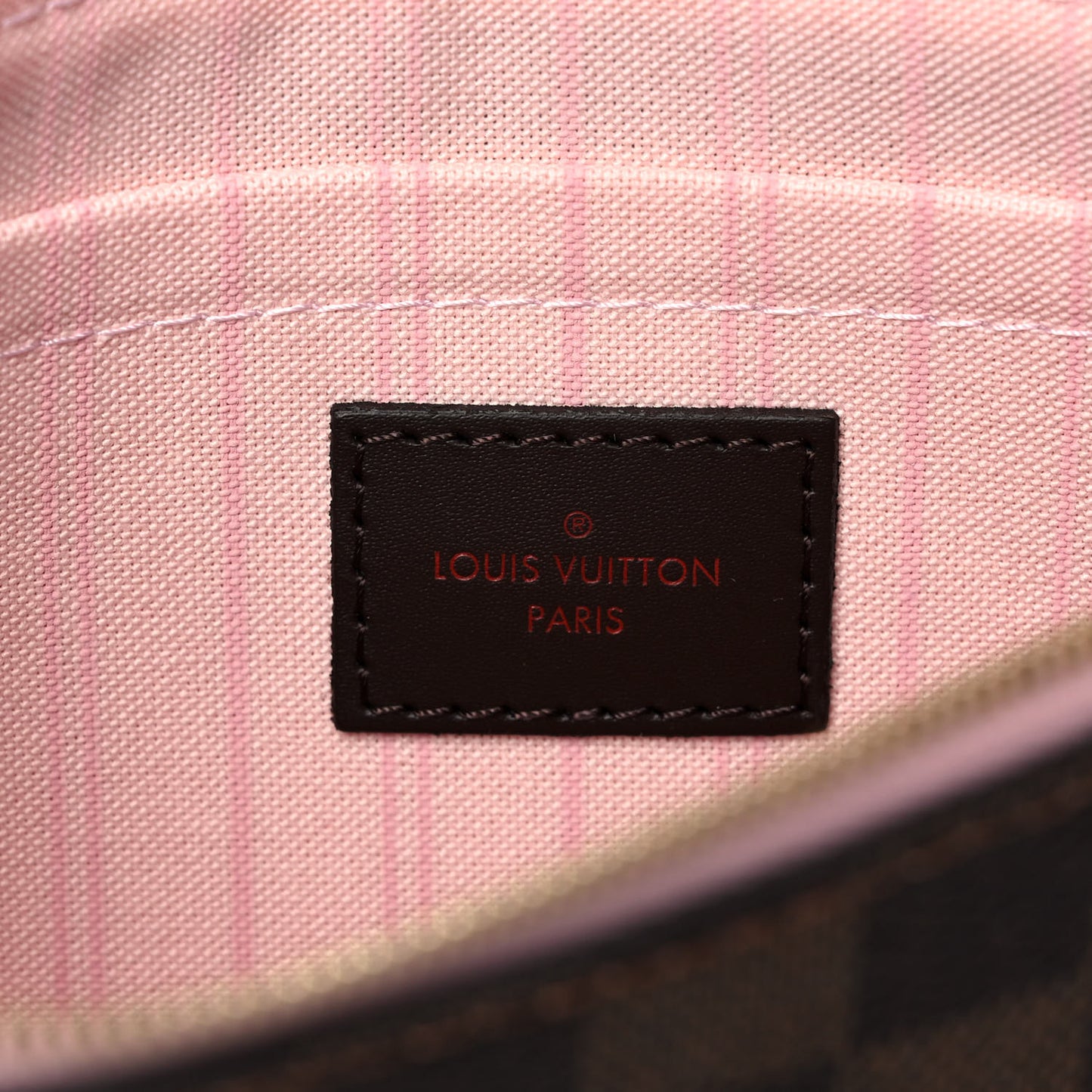 Damier Ebene Neo Neverfull MM Rose Ballerine