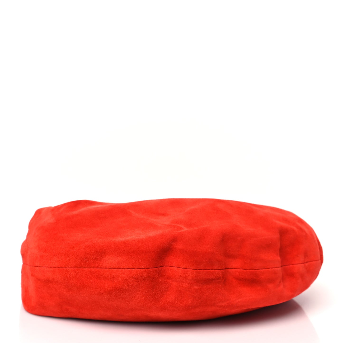 Suede Calfskin Medium Olivia Hobo Scarlet
