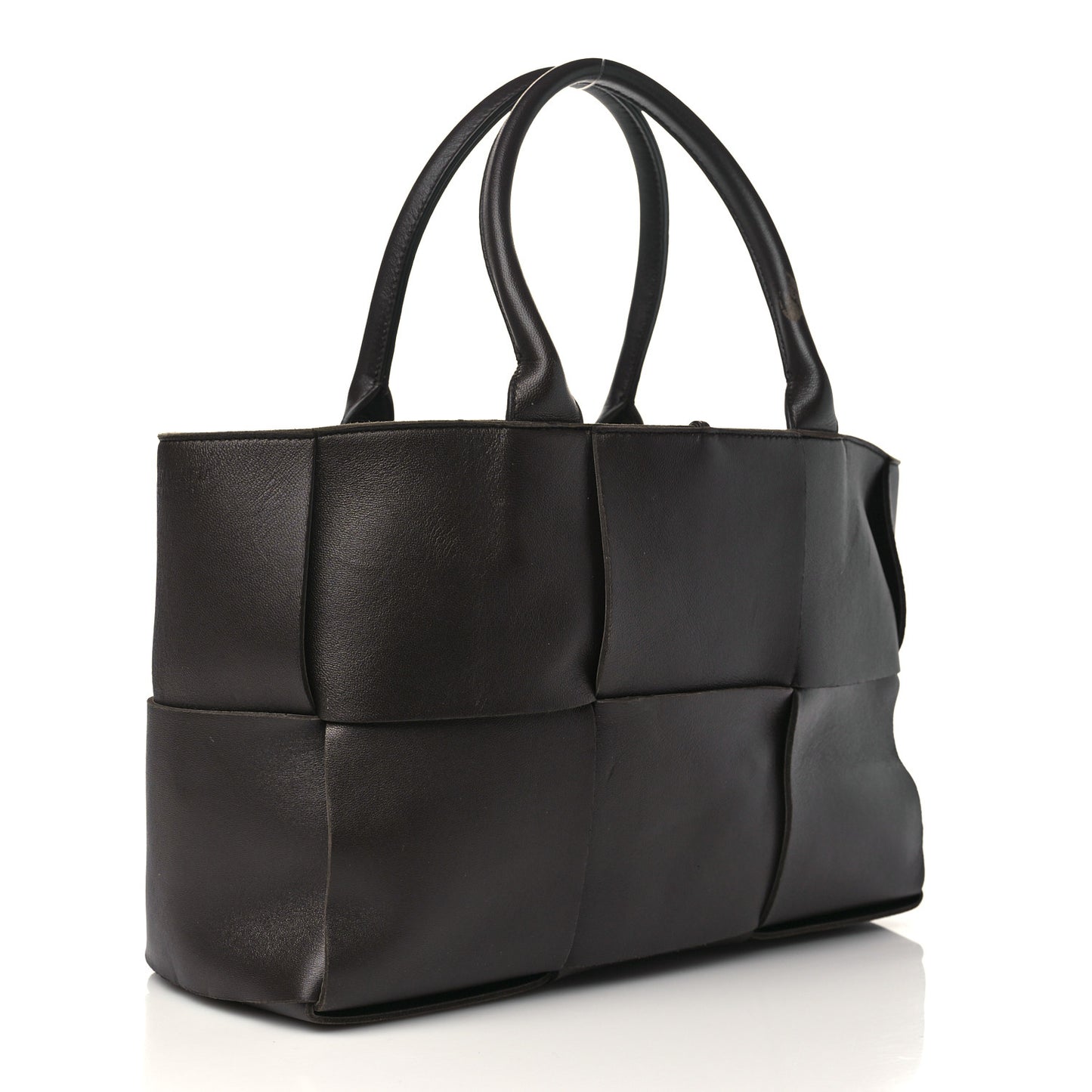 Nappa Maxi Intrecciato Small Arco Tote Fondant