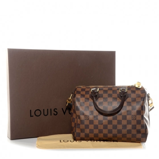Damier Ebene Speedy Bandouliere 25