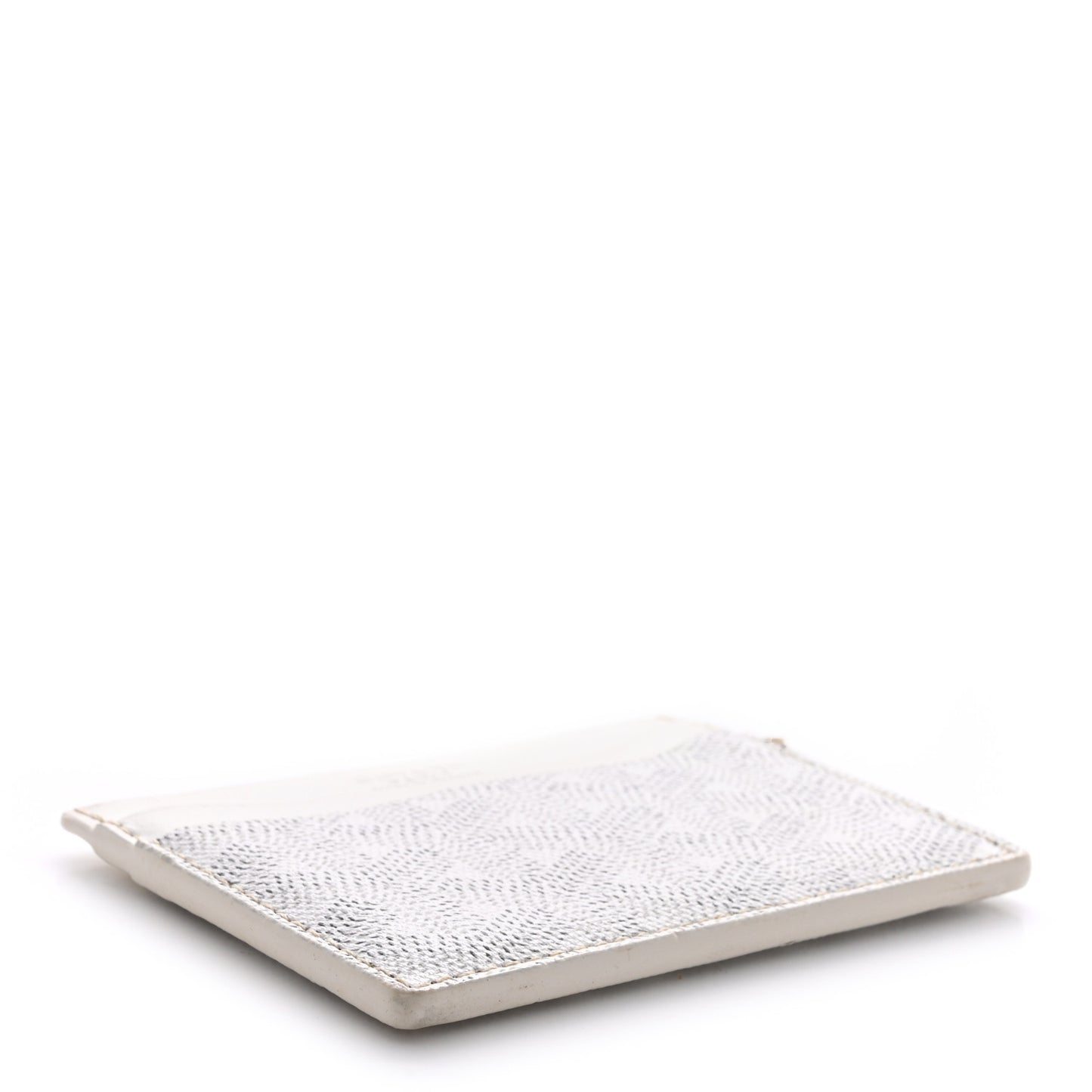 Goyardine Saint Sulpice Card Holder White