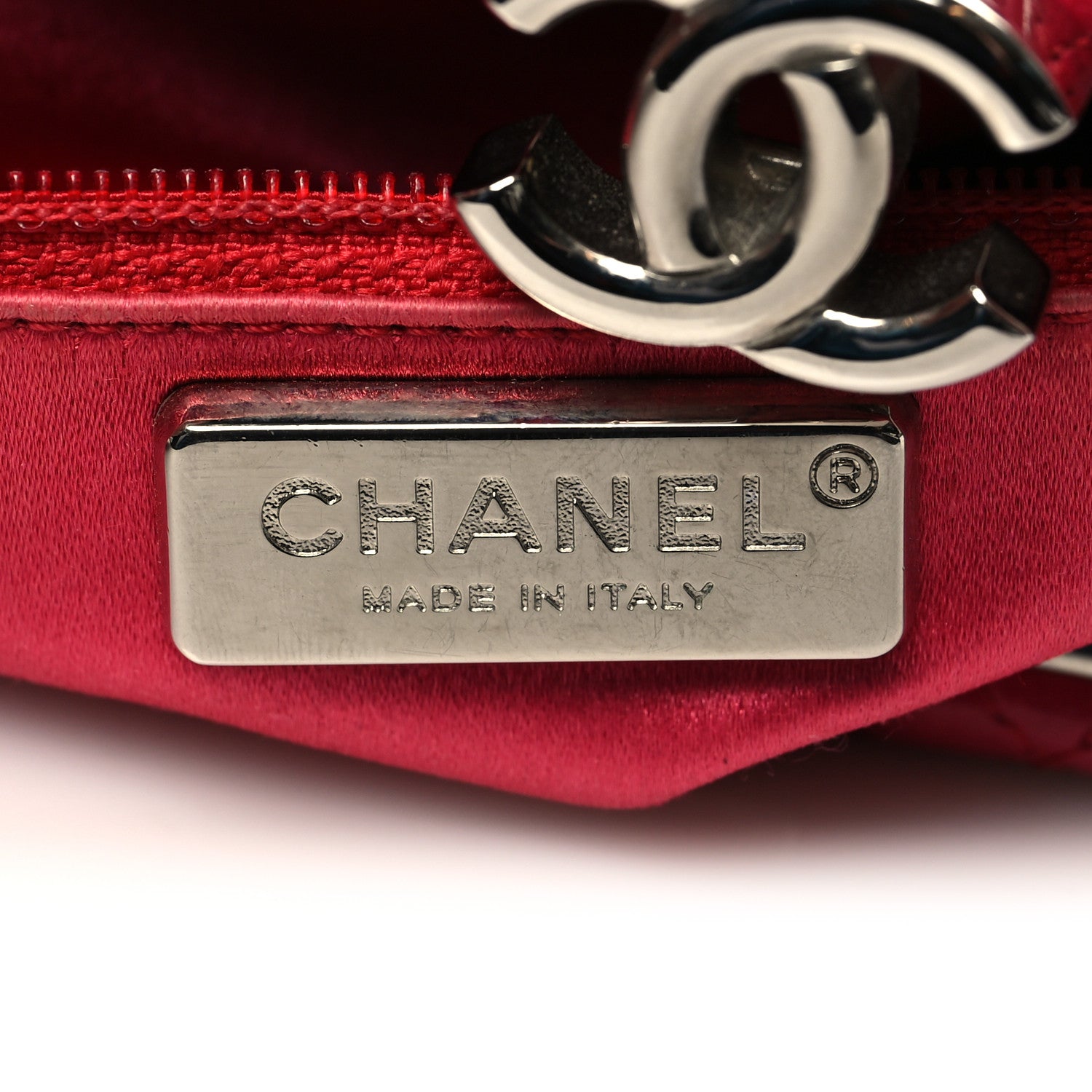 Chanel Lambskin Quilted Timeless Clutch Red 6 of 13
