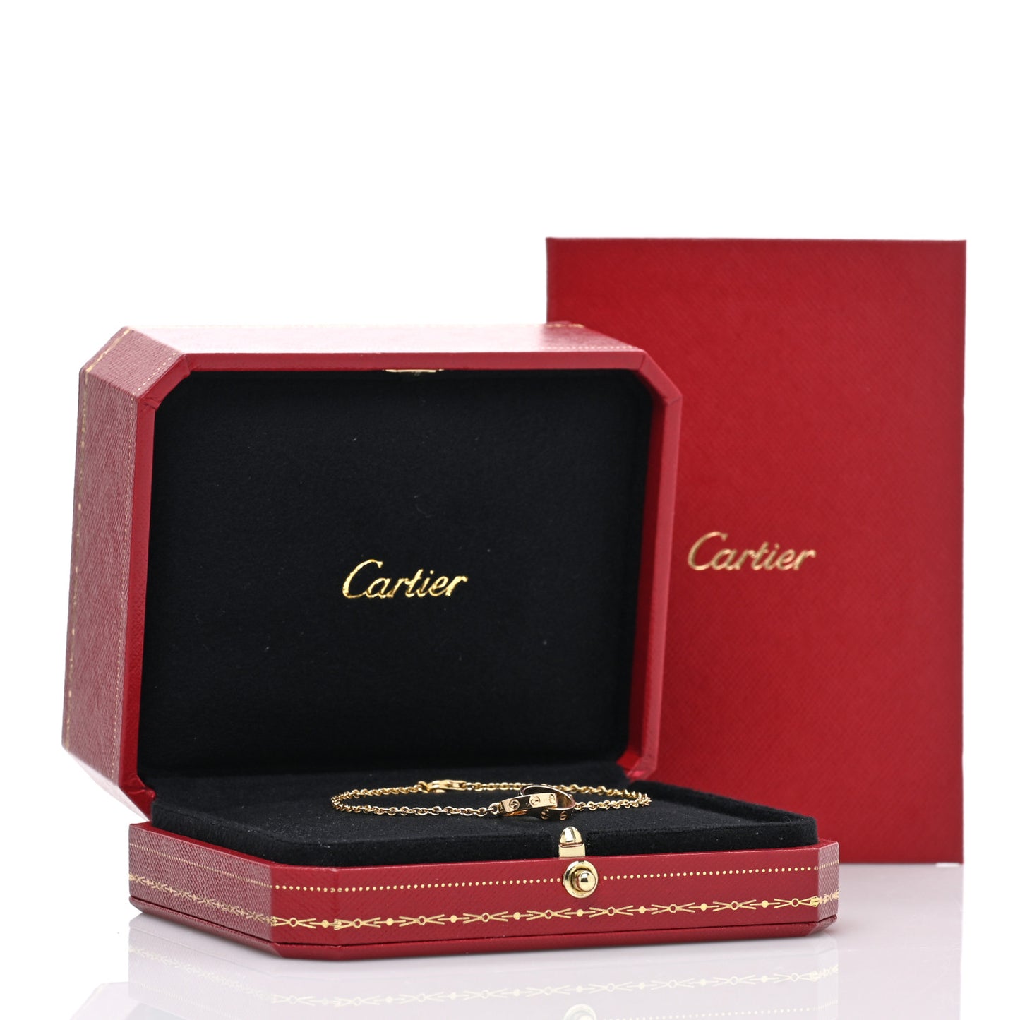 18K Yellow Gold Interlocking LOVE Bracelet