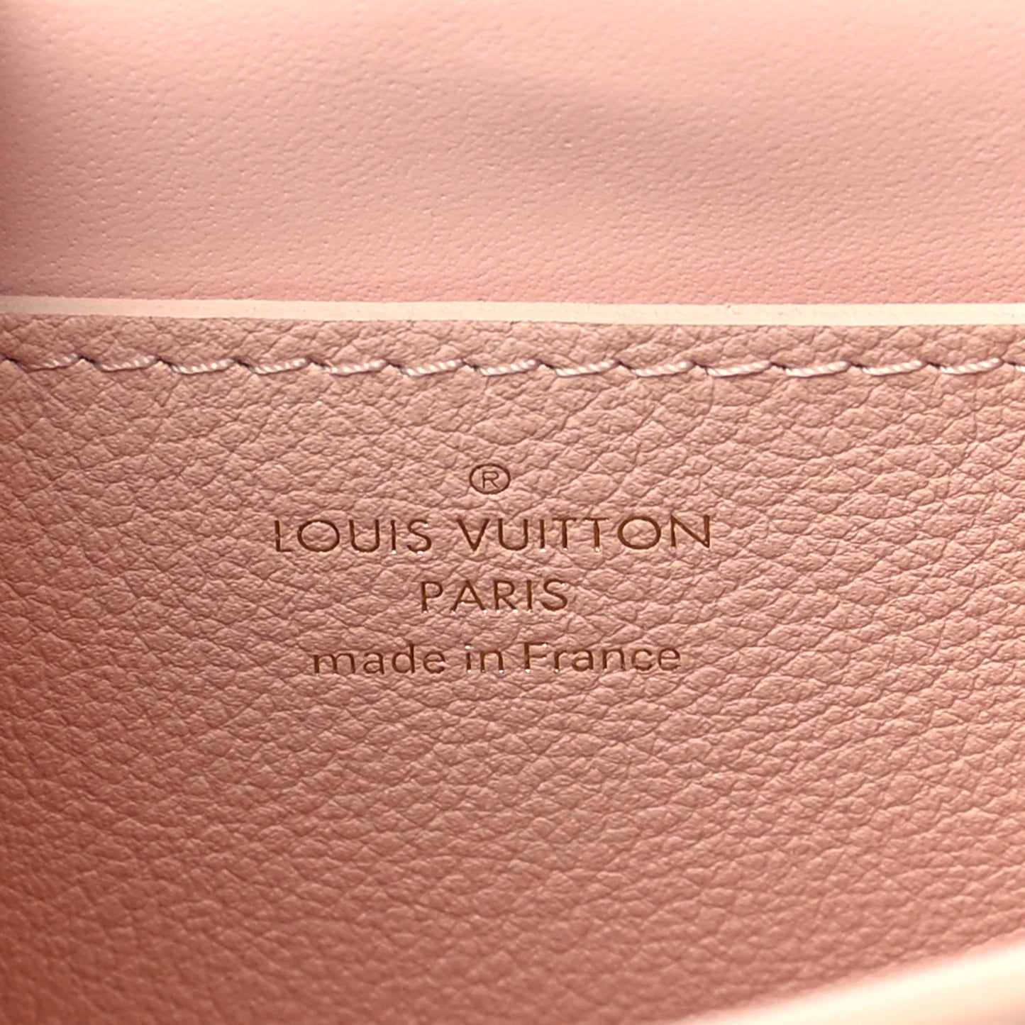 Shiny Calfskin LV Crush Twist West Jasmine Pink