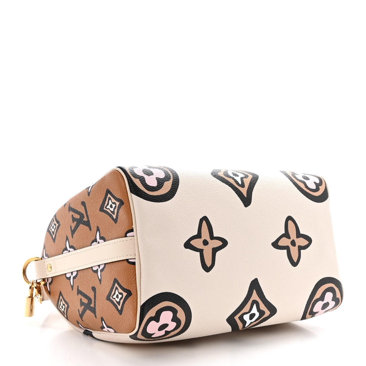 Monogram Giant Wild At Heart Speedy Bandouliere 25 Creme