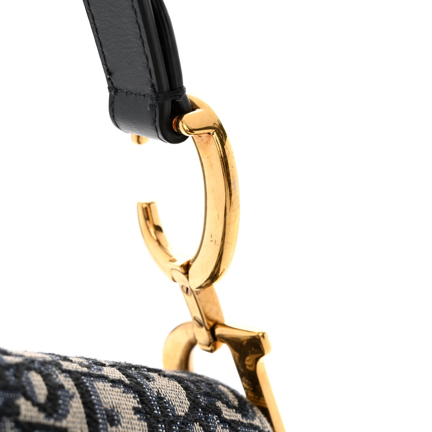 Oblique Saddle Bag Blue