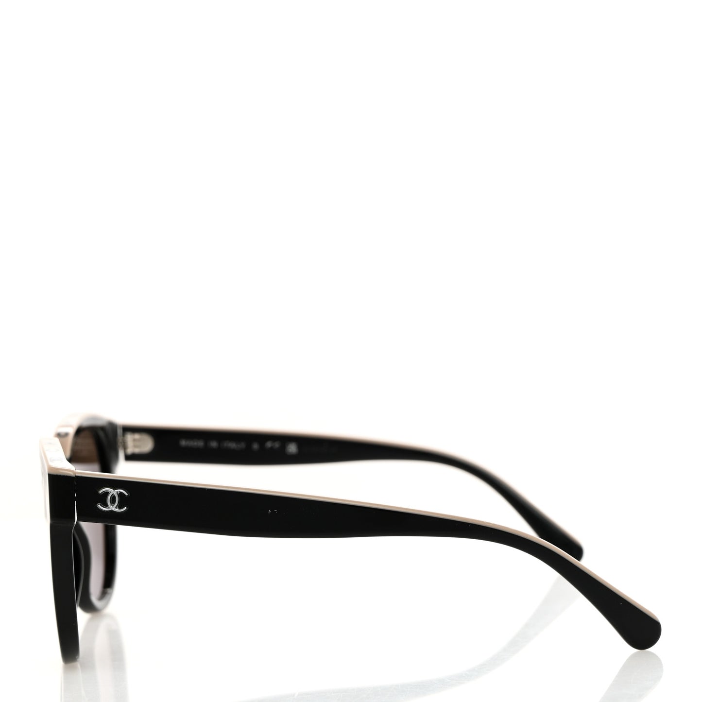 Acetate CC Butterfly Sunglasses 5414 Black Beige