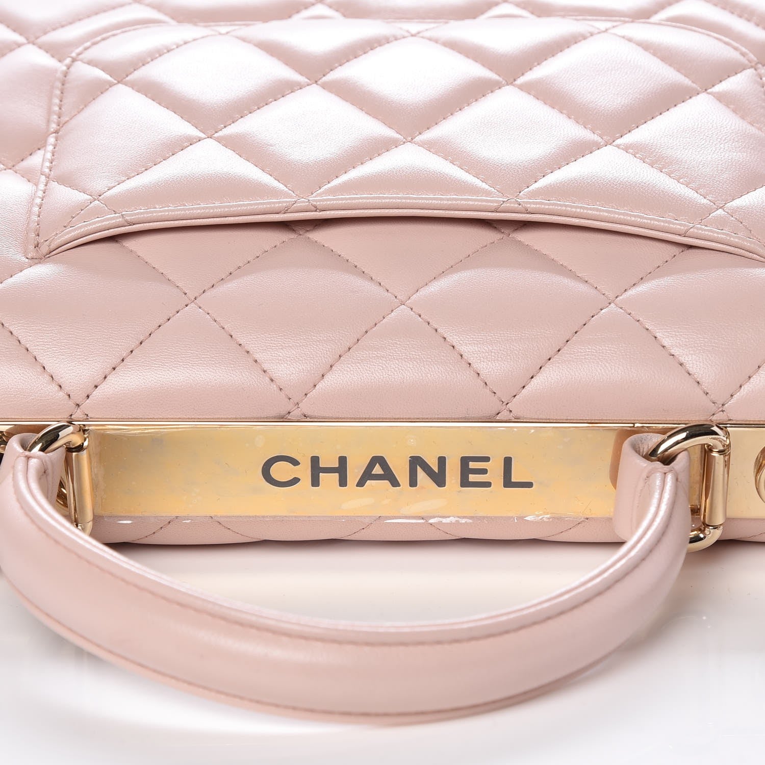Chanel Lambskin Quilted Small Trendy CC Flap Dual Handle Bag Light Pink 10 of 11