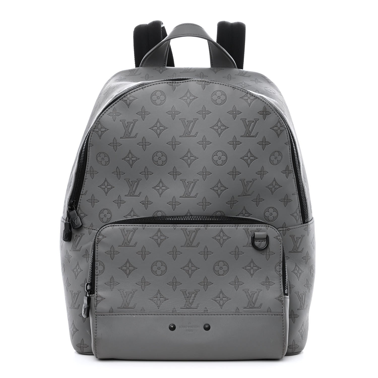 ら*む様 Louis Vuitton グレー リュック Louis Vuitton Calfskin Monogram Racer Backpack Grey 1353990
