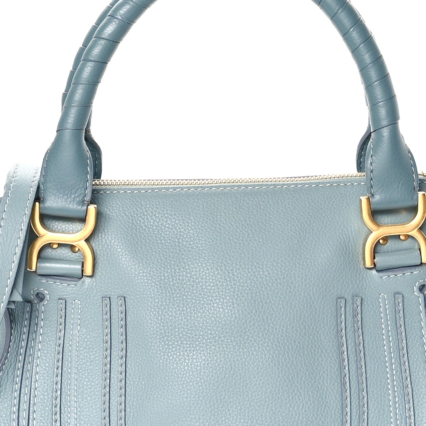 Calfskin Medium Marcie Satchel Fresh Mint