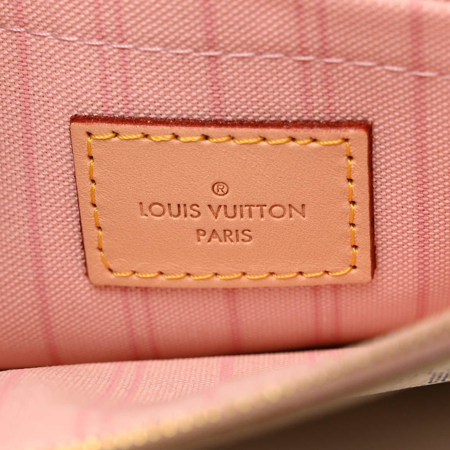 Damier Azur Neverfull MM GM Pochette Rose Ballerine
