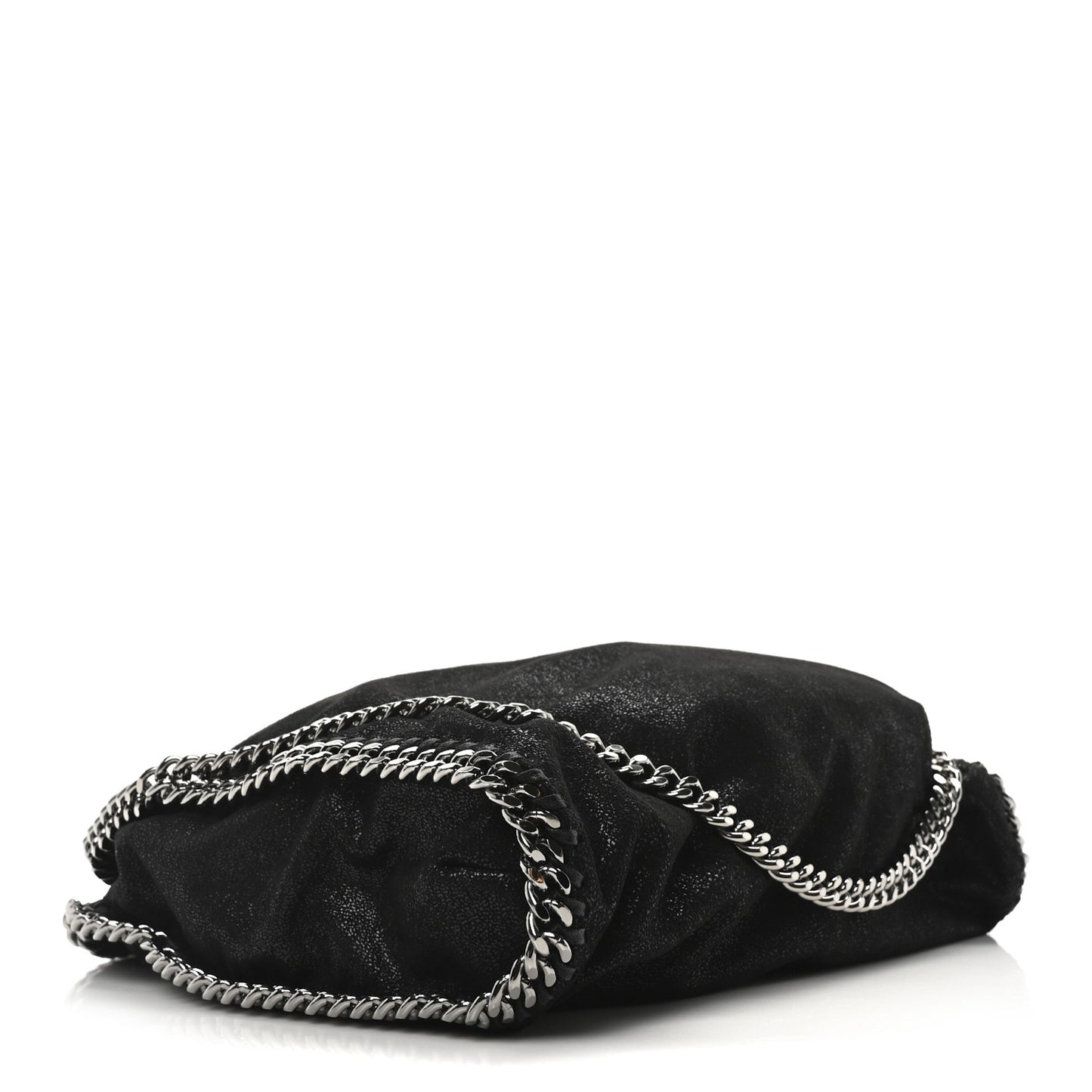 Shaggy Deer Falabella Fold Over Tote Black