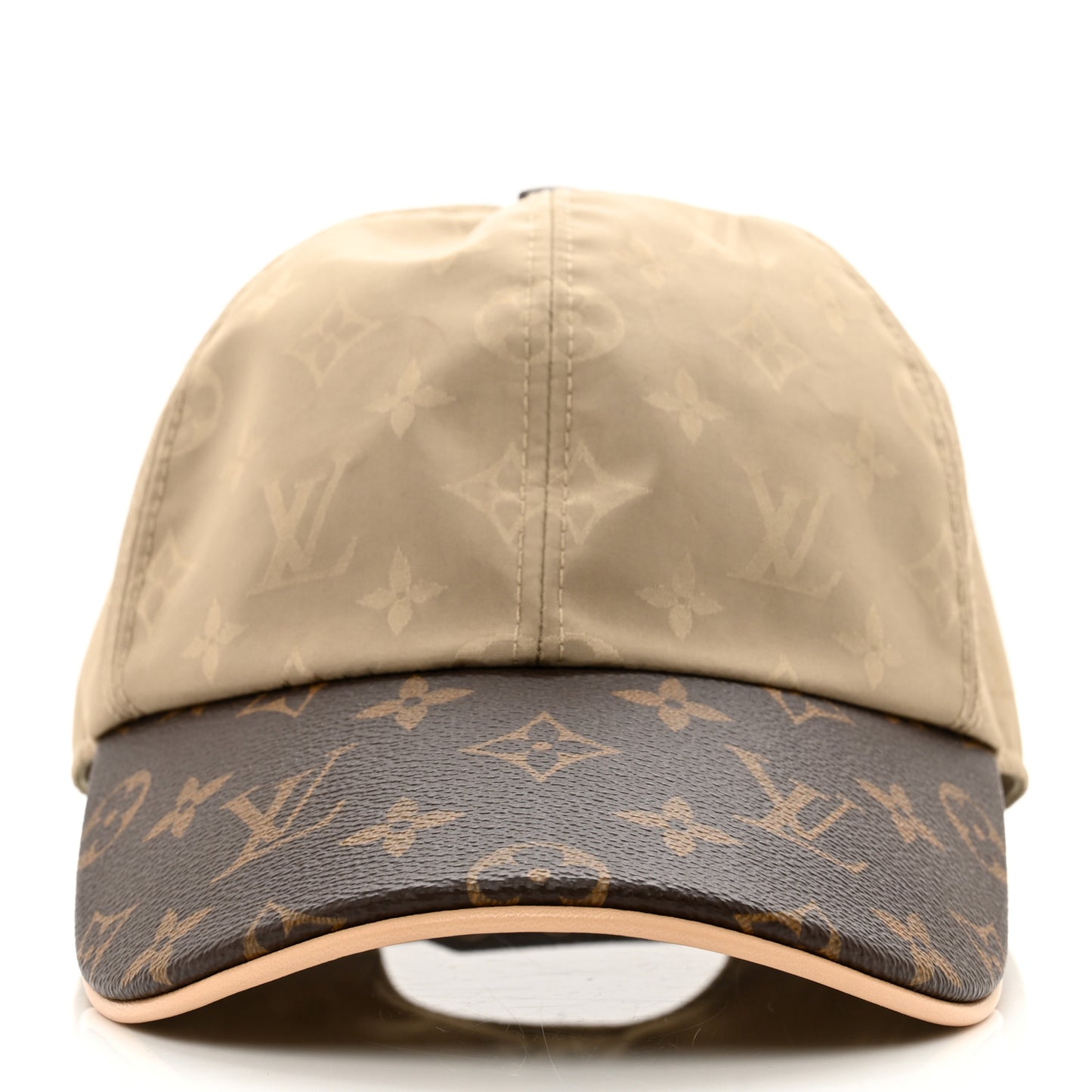 Monogram Polyester Silk LV Get Ready Cap Beige