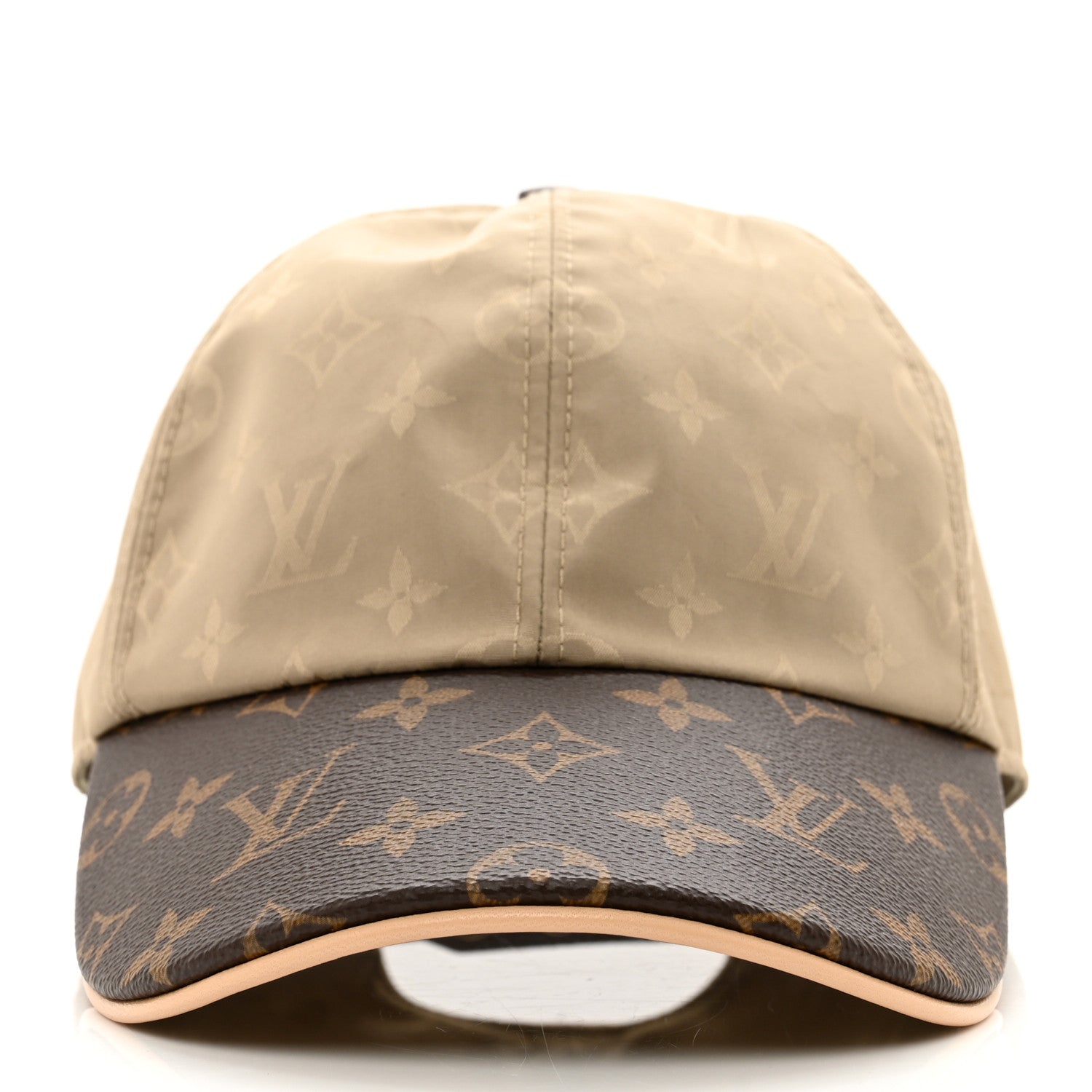 Louis Vuitton Monogram Polyester Silk LV Get Ready Cap Beige 3 of 9