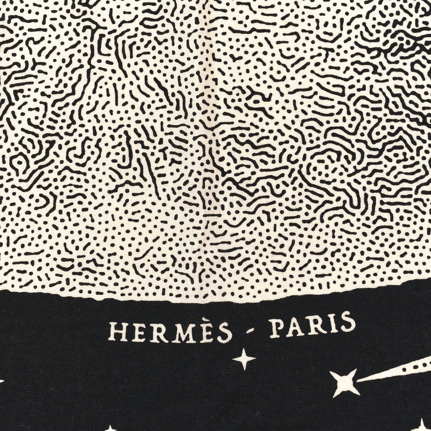 Silk Cashmere Clair De Lune Shawl 140 Black White