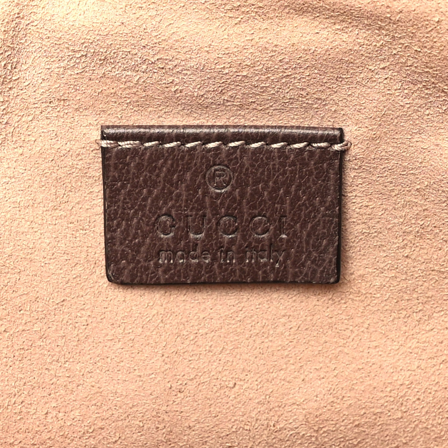 GG Supreme Monogram Large Ophidia Pouch Clutch Brown