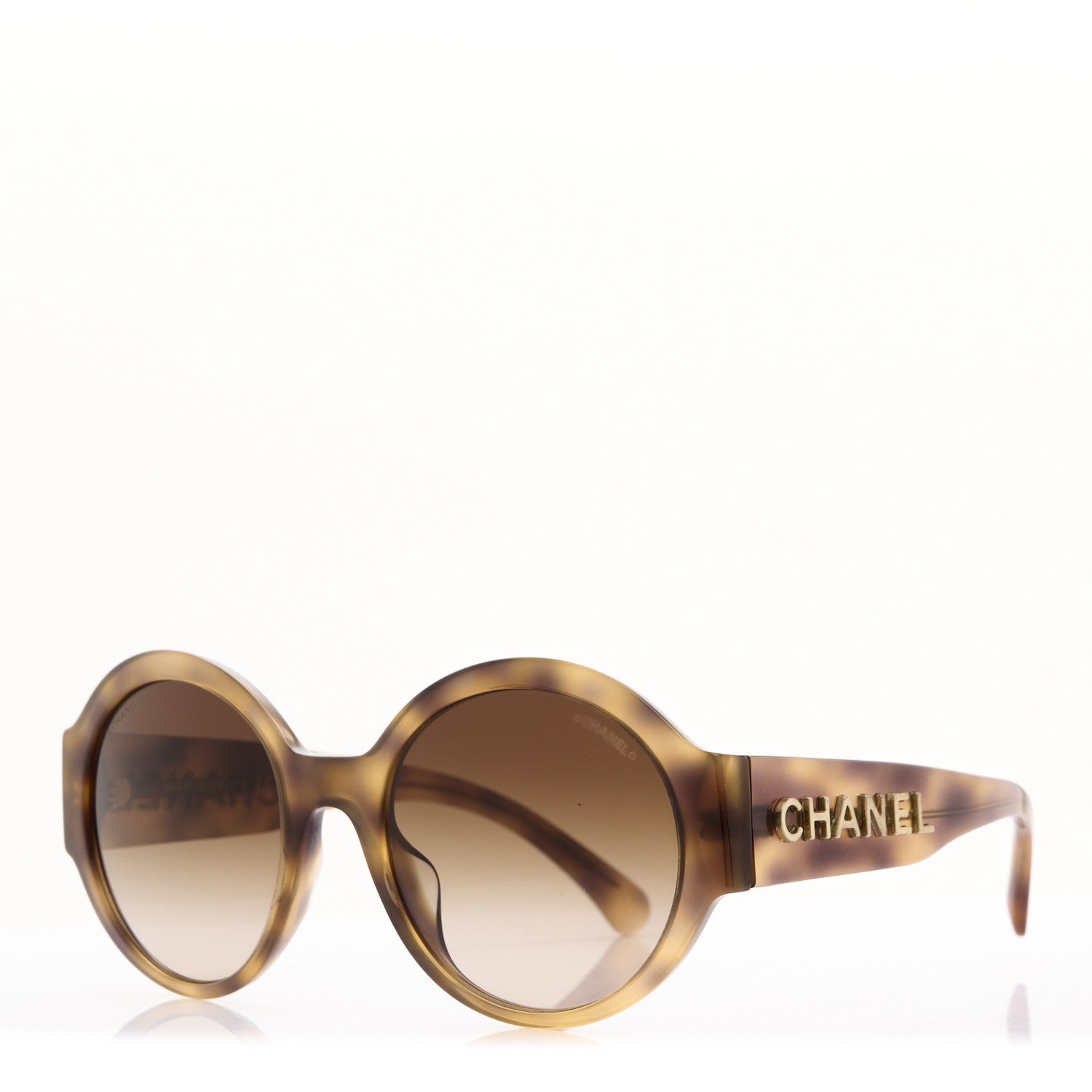 Chanel Acetate Polarized Round Sunglasses 5410 Tortoise 1771804