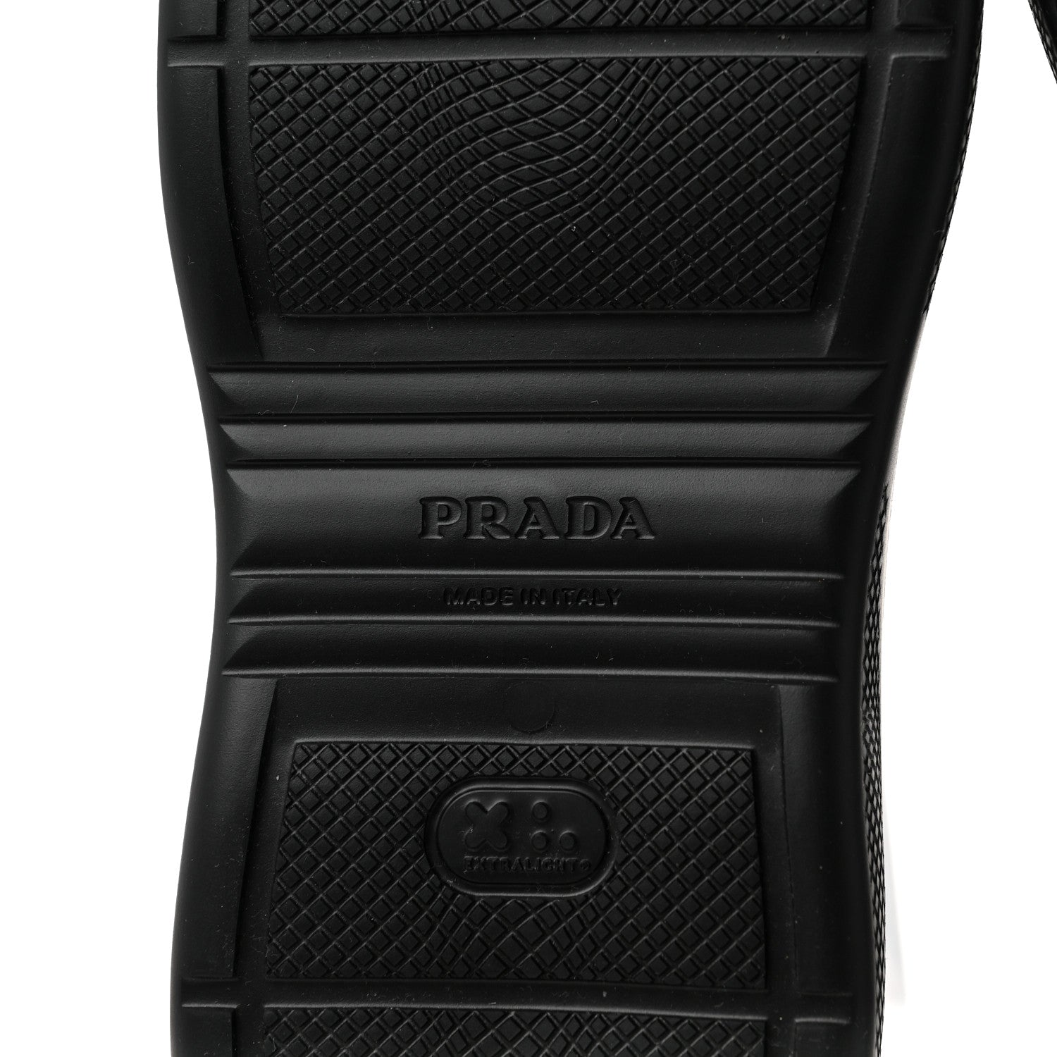 Prada Soft Mellow Rubber Triangle Logo Embossed Womens 25mm Mules 38 Black 6 of 8
